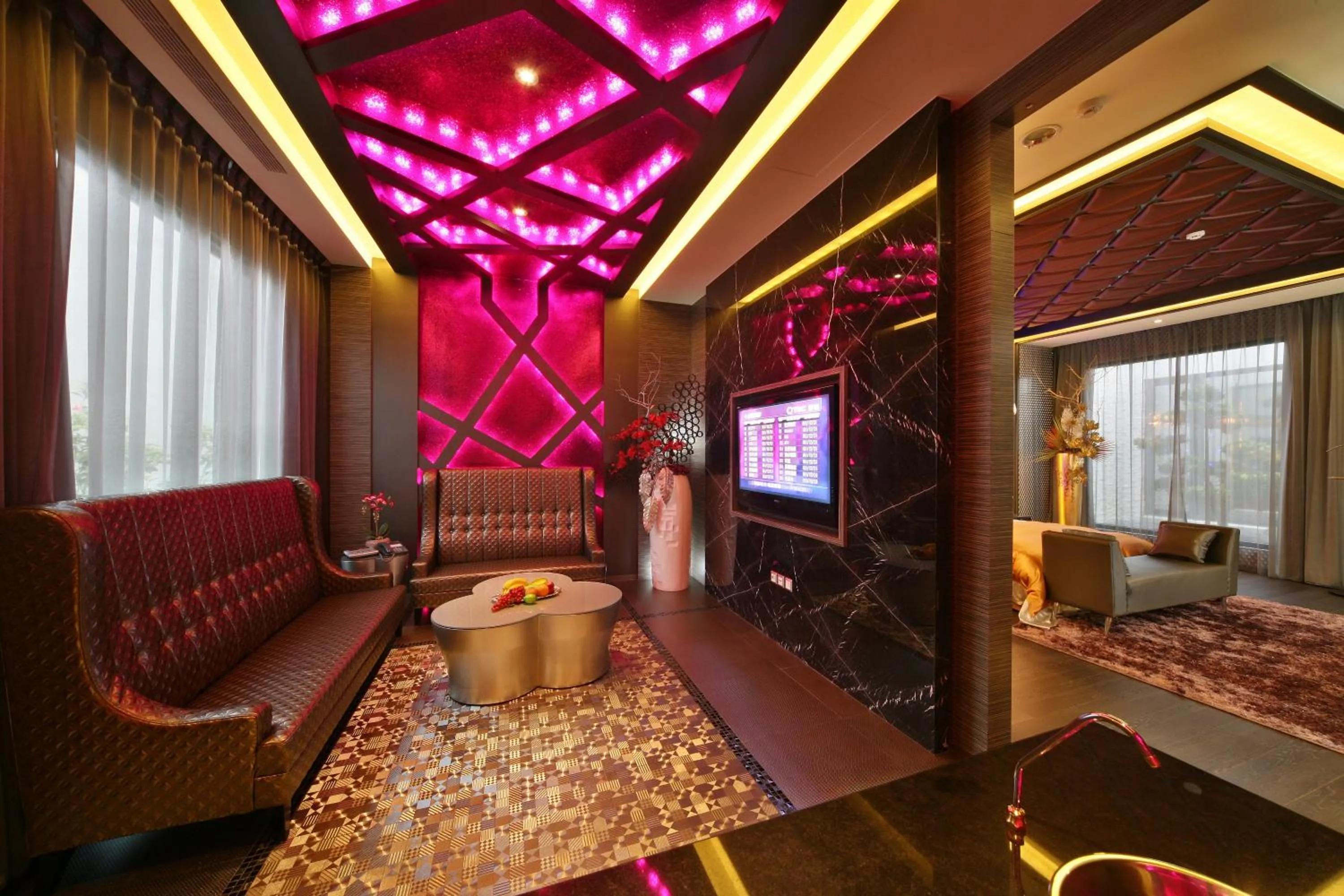 Living room in Han Guan Motel