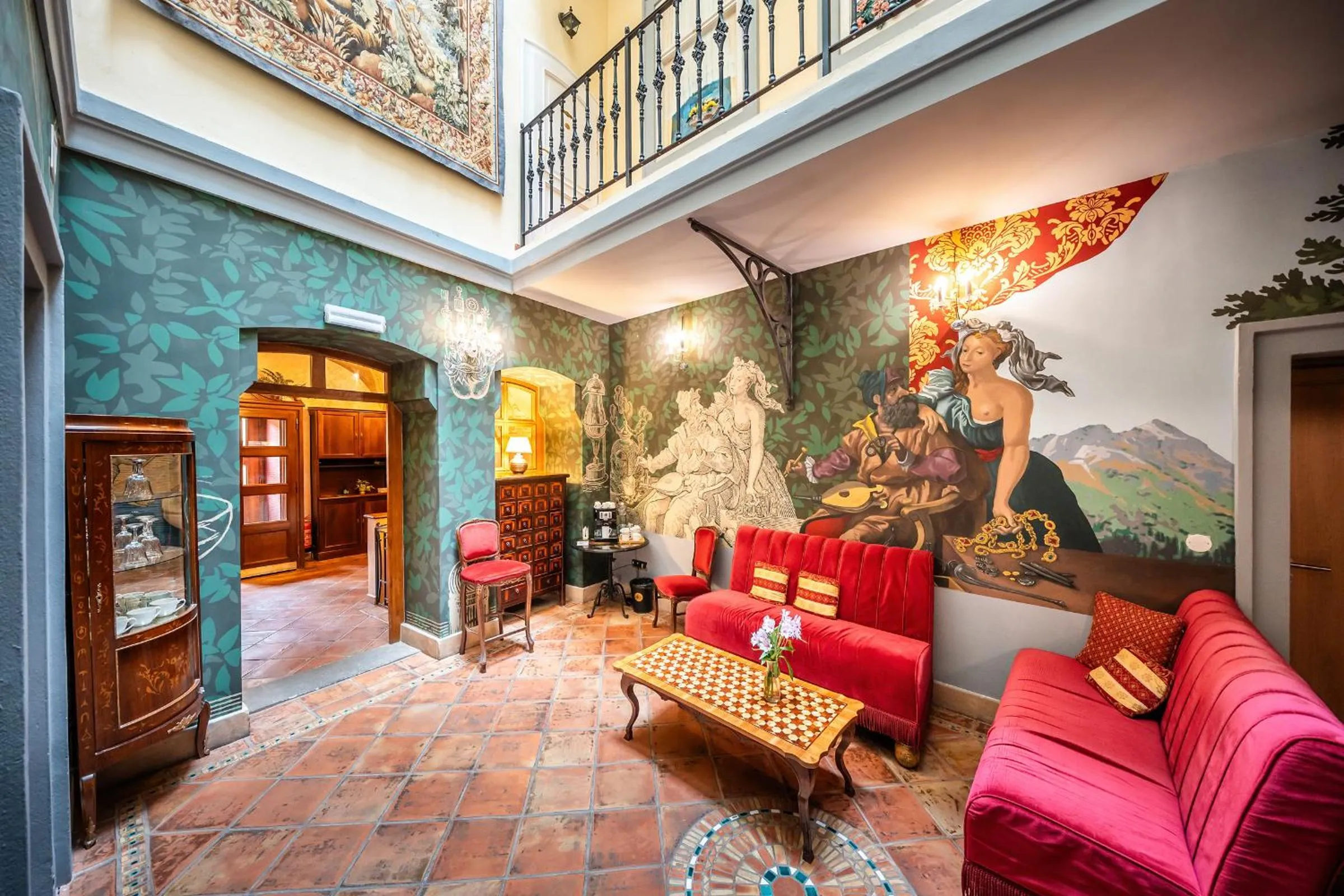 Seating area in Nosticova Heritage