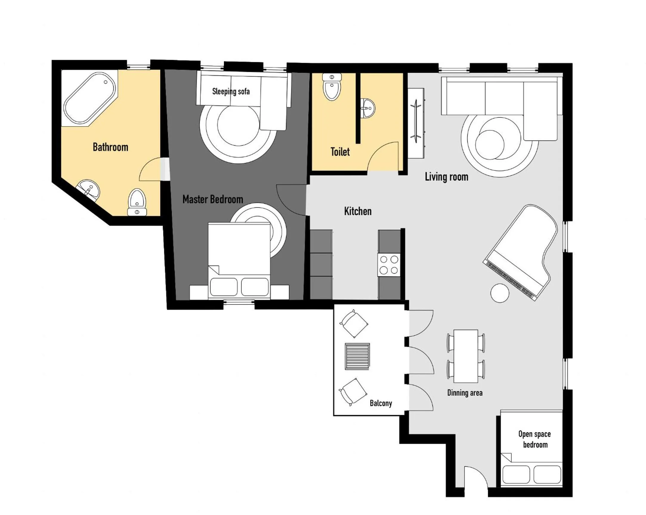 Floor plan in Nosticova Heritage
