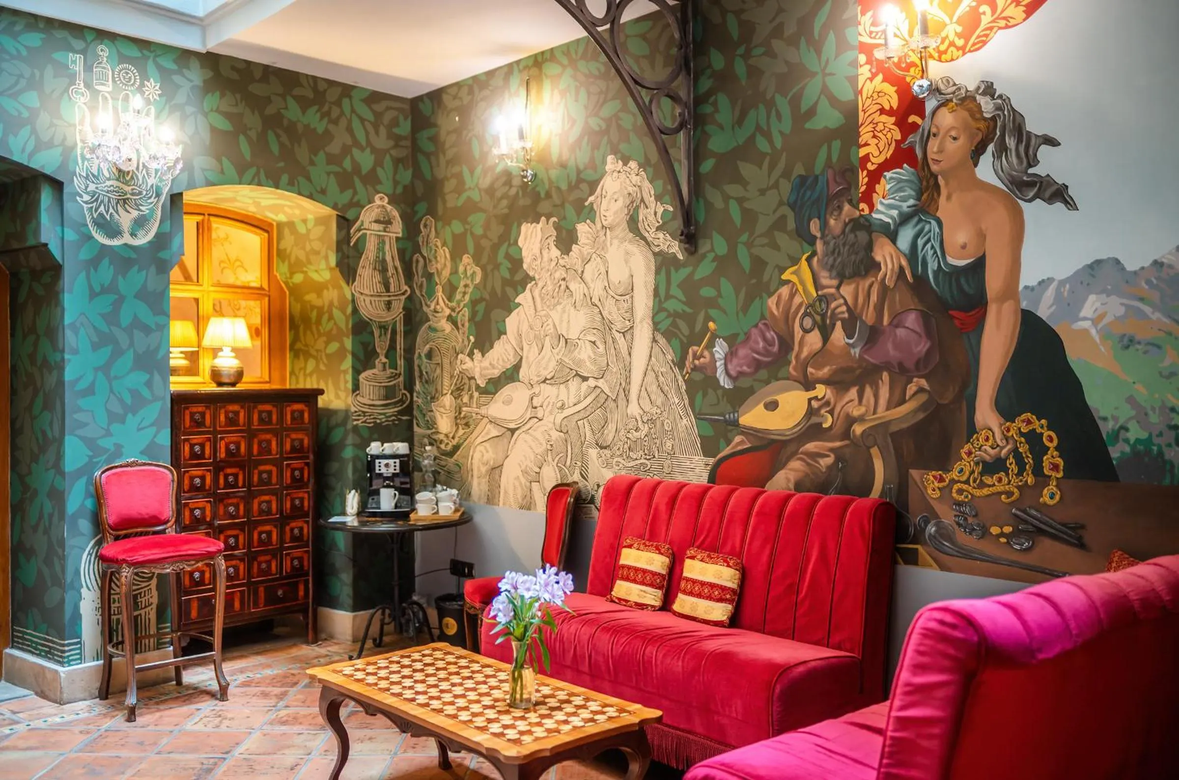 Decorative detail in Nosticova Heritage