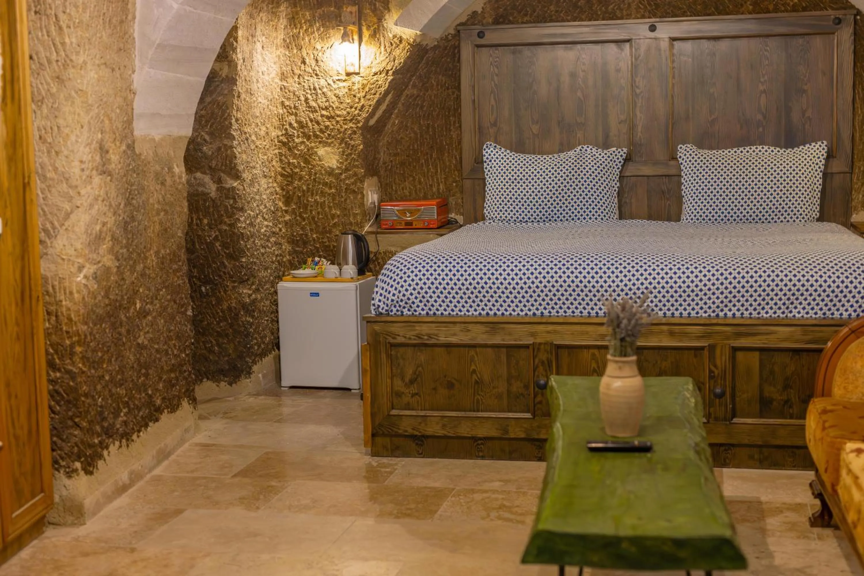 Bed in Belenus Cave House
