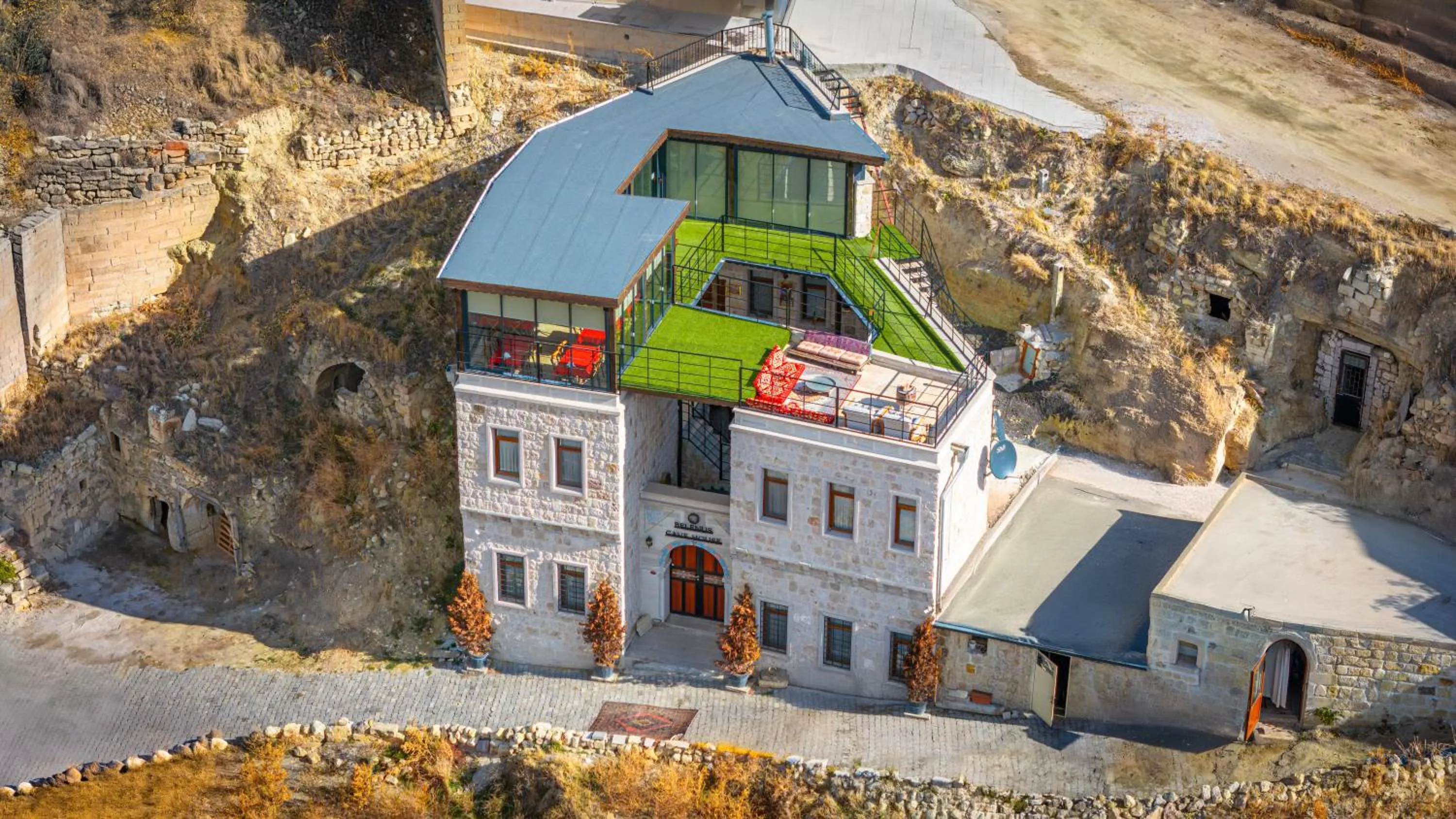 Property building in Belenus Cave House