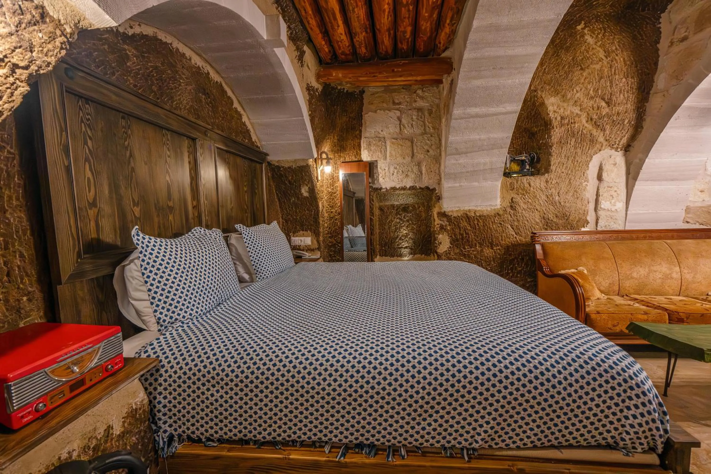 Bed in Belenus Cave House