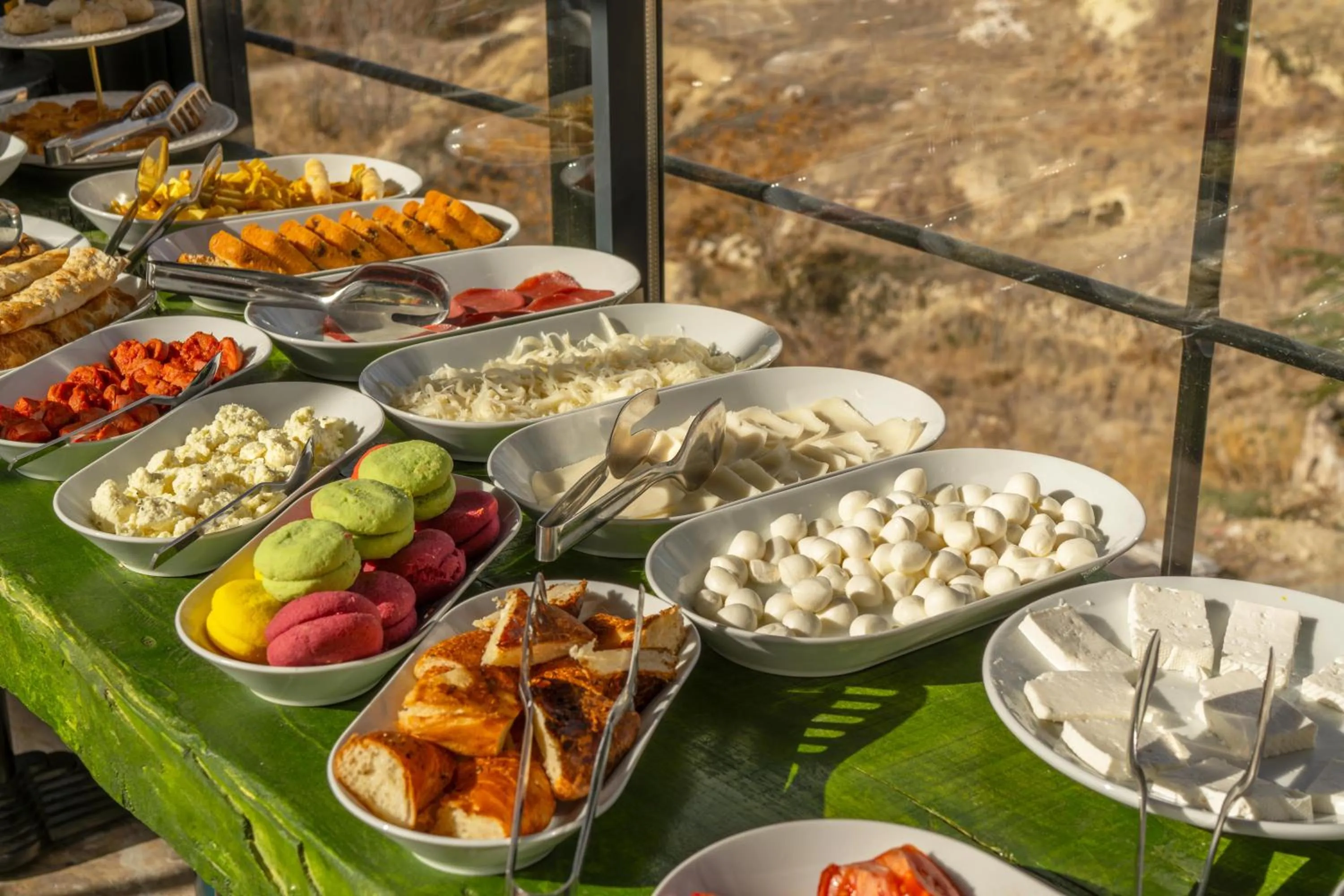 Buffet breakfast in Belenus Cave House