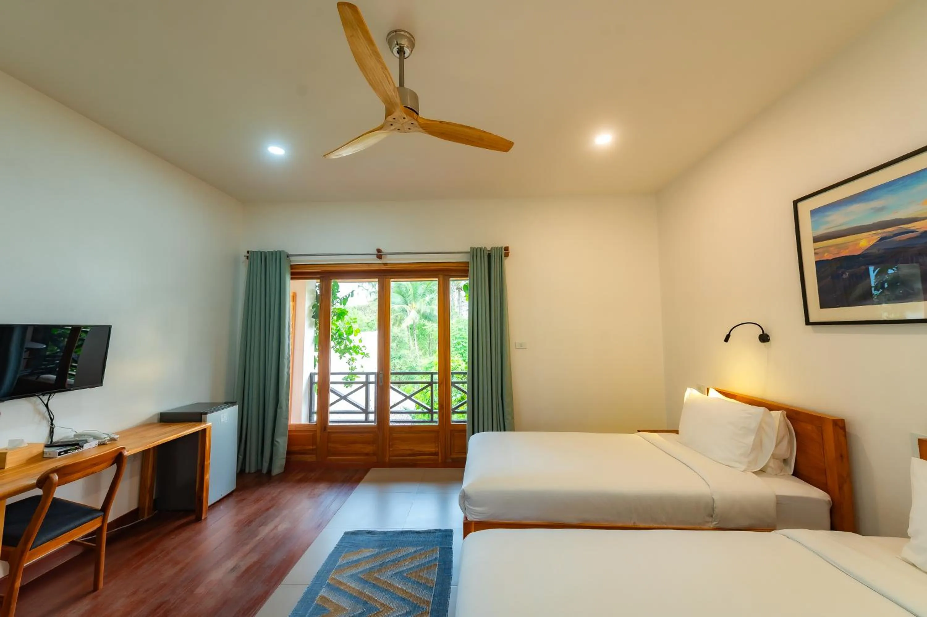 Bed in Madilao Hotel