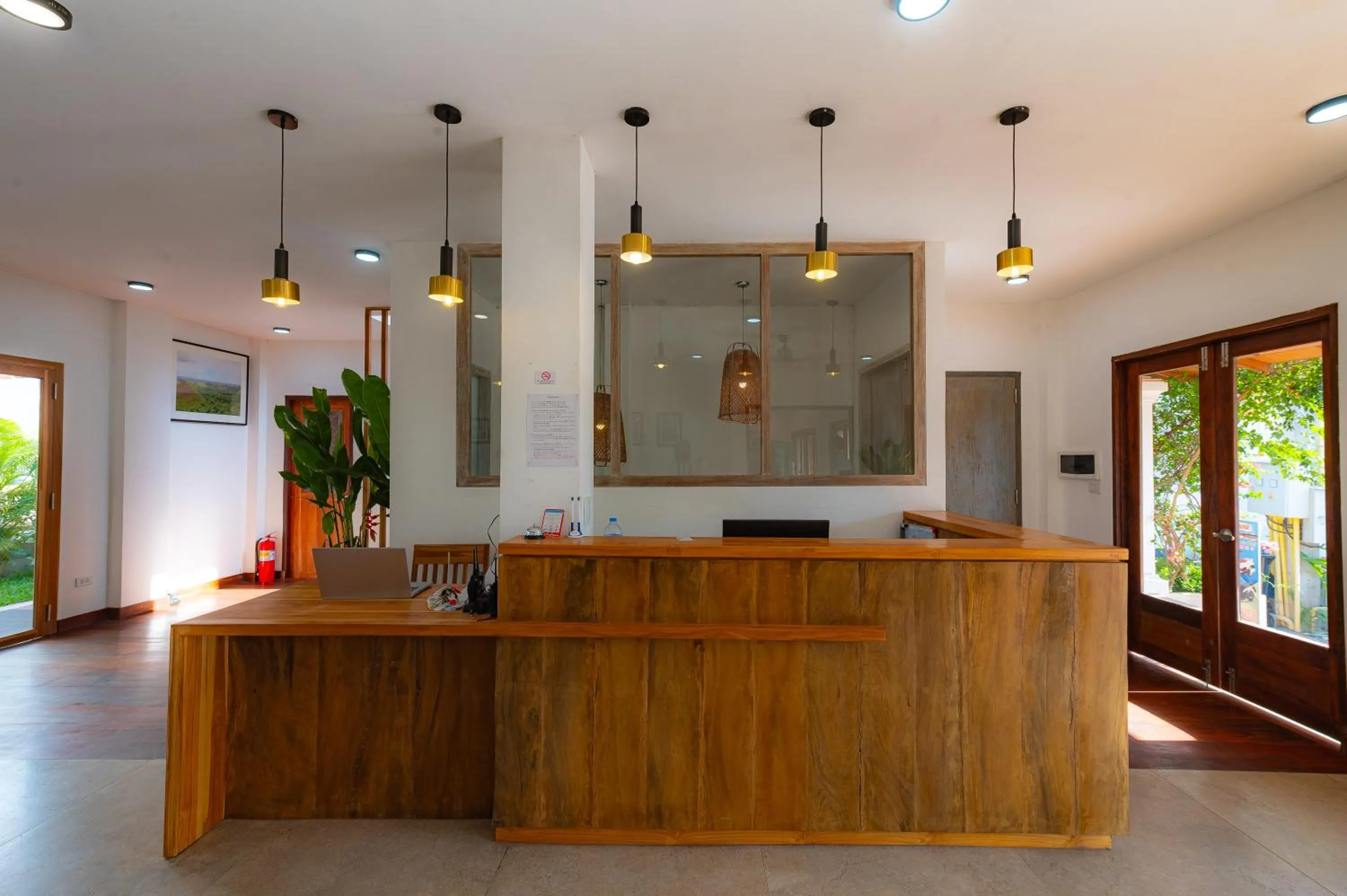 Lobby or reception in Madilao Hotel