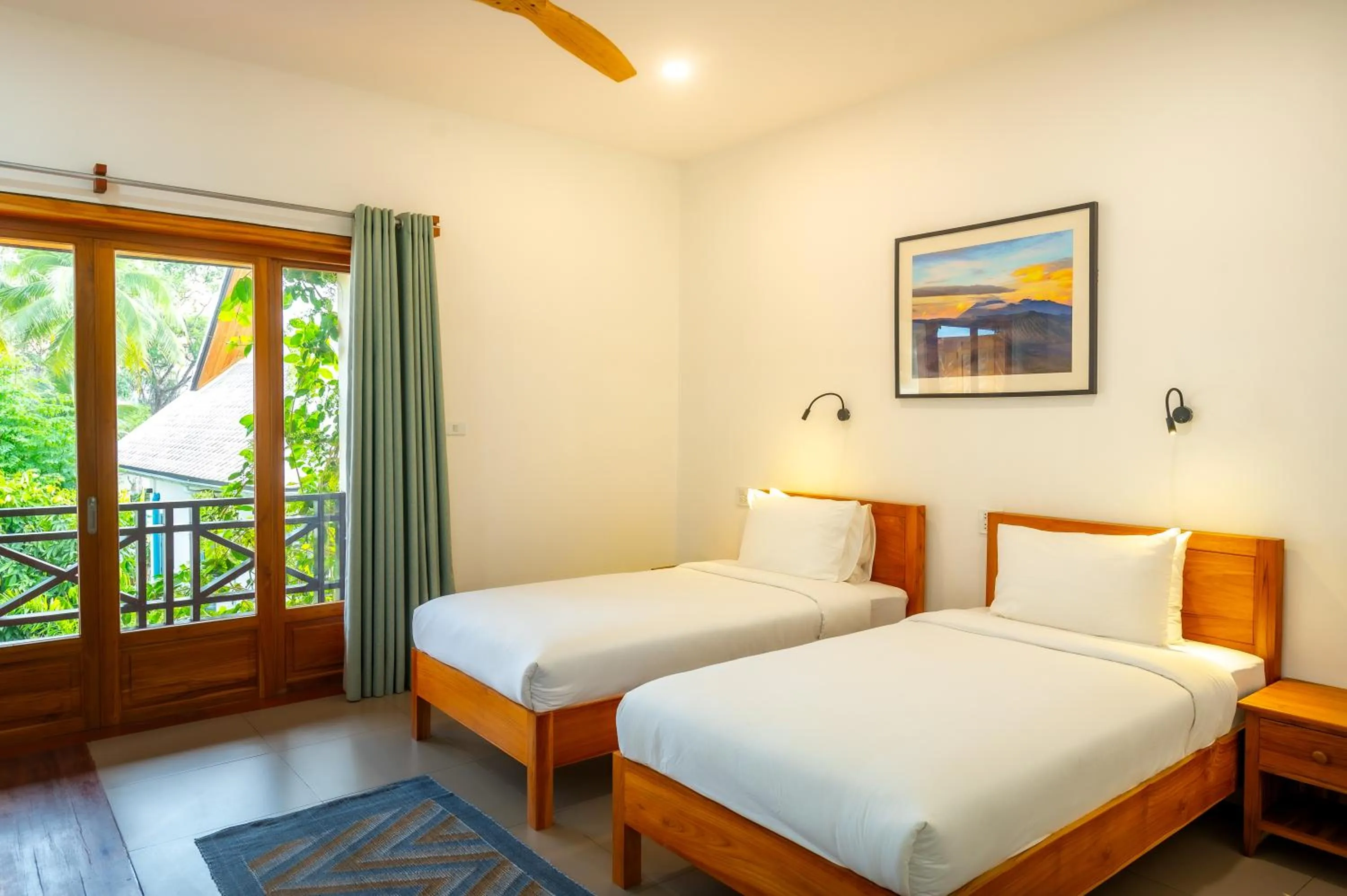 Bed in Madilao Hotel