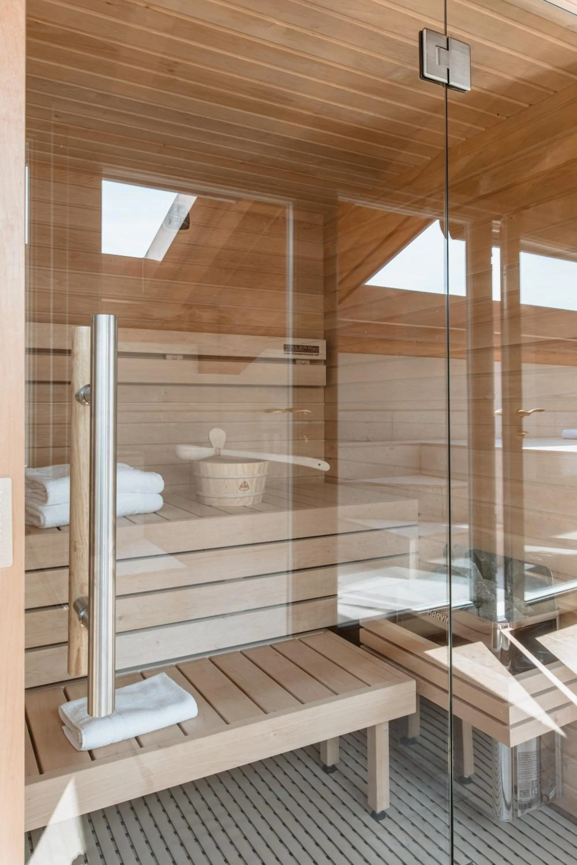Sauna in Pavillon Suite