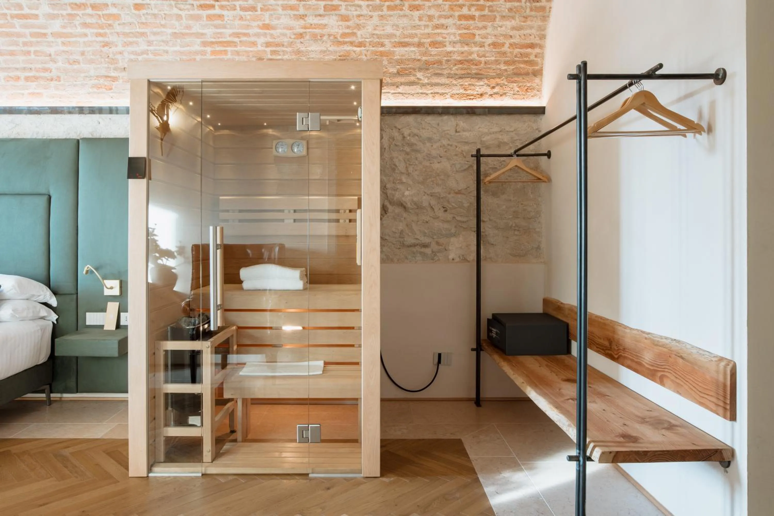 Bed in Pavillon Suite