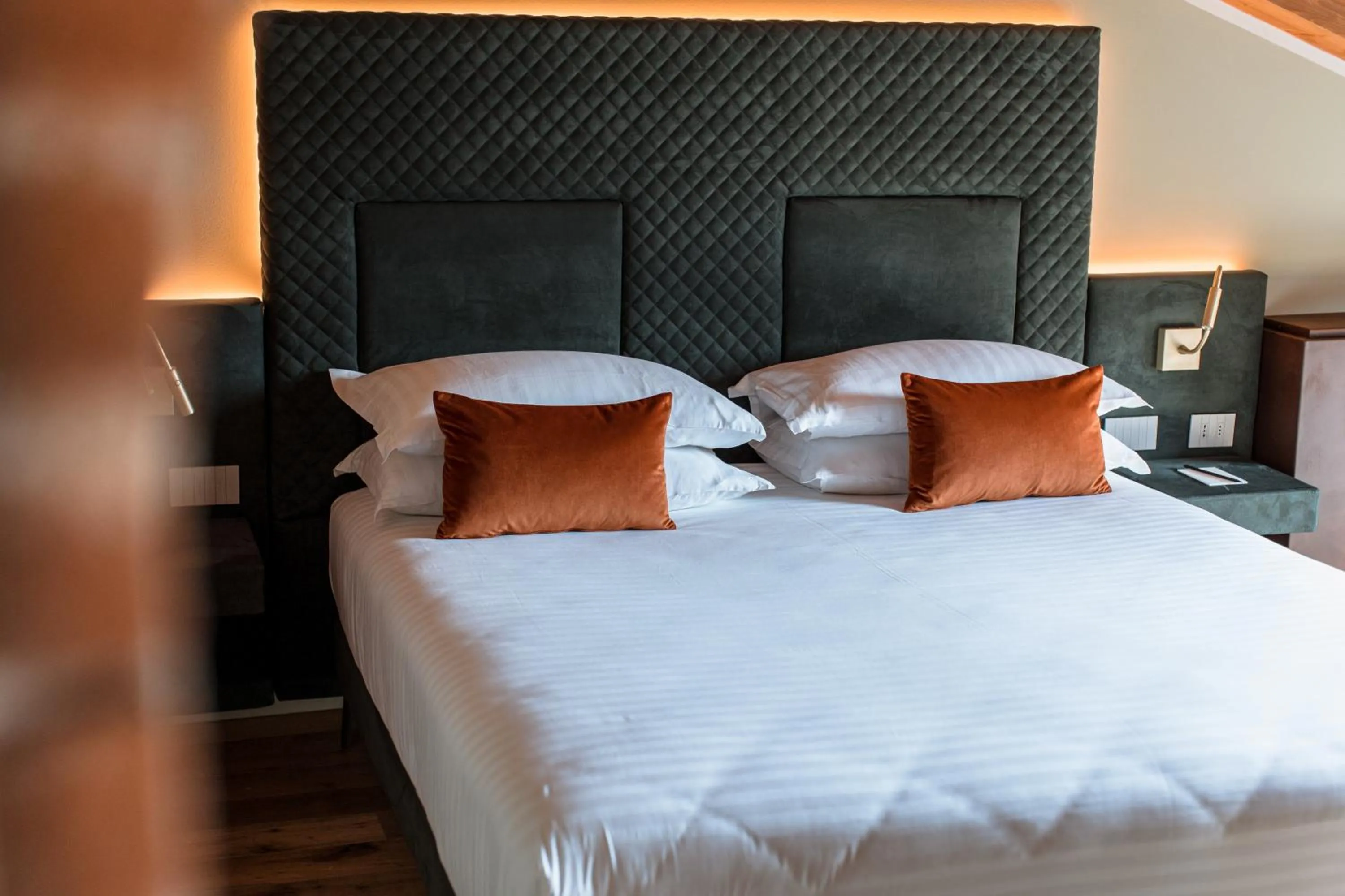 Bedroom, Bed in Pavillon Suite