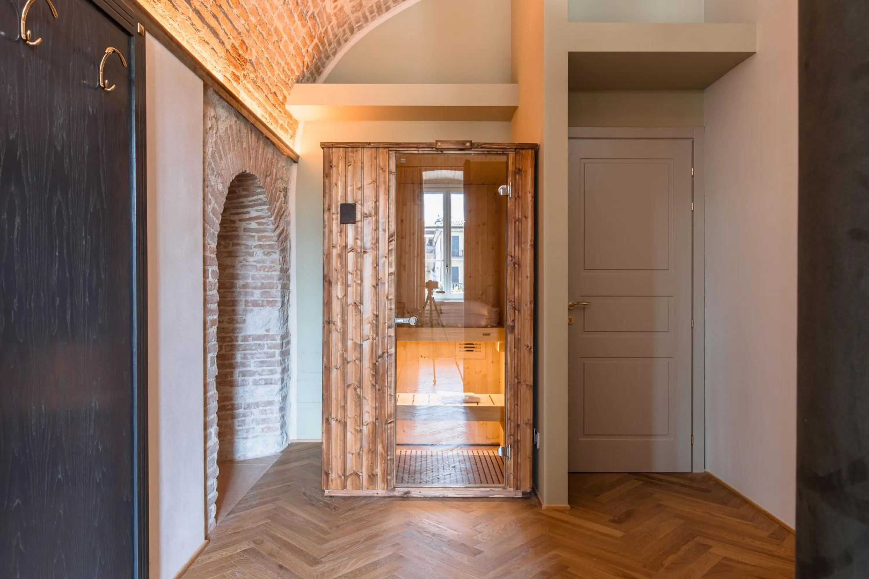 Sauna in Pavillon Suite