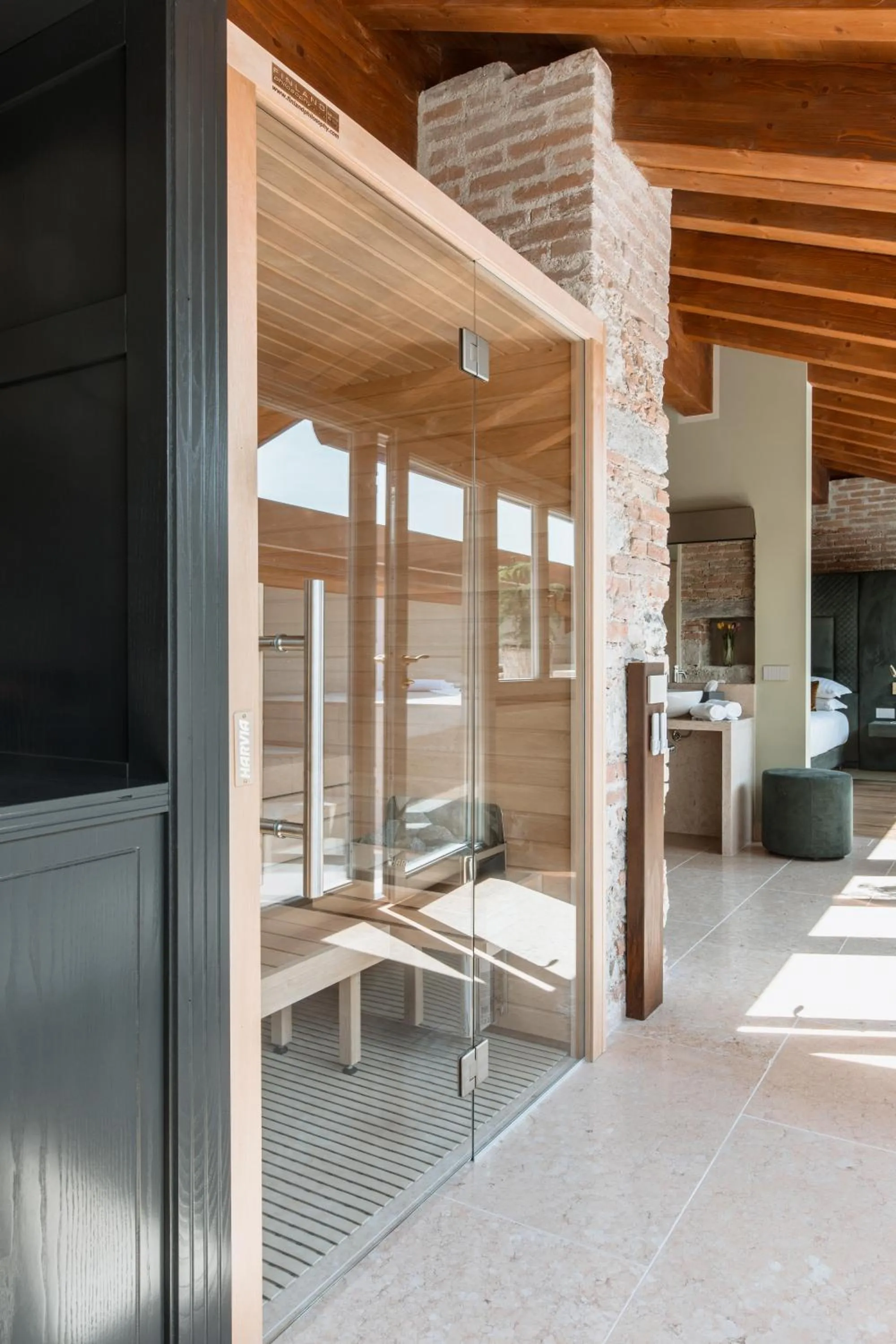 Sauna in Pavillon Suite