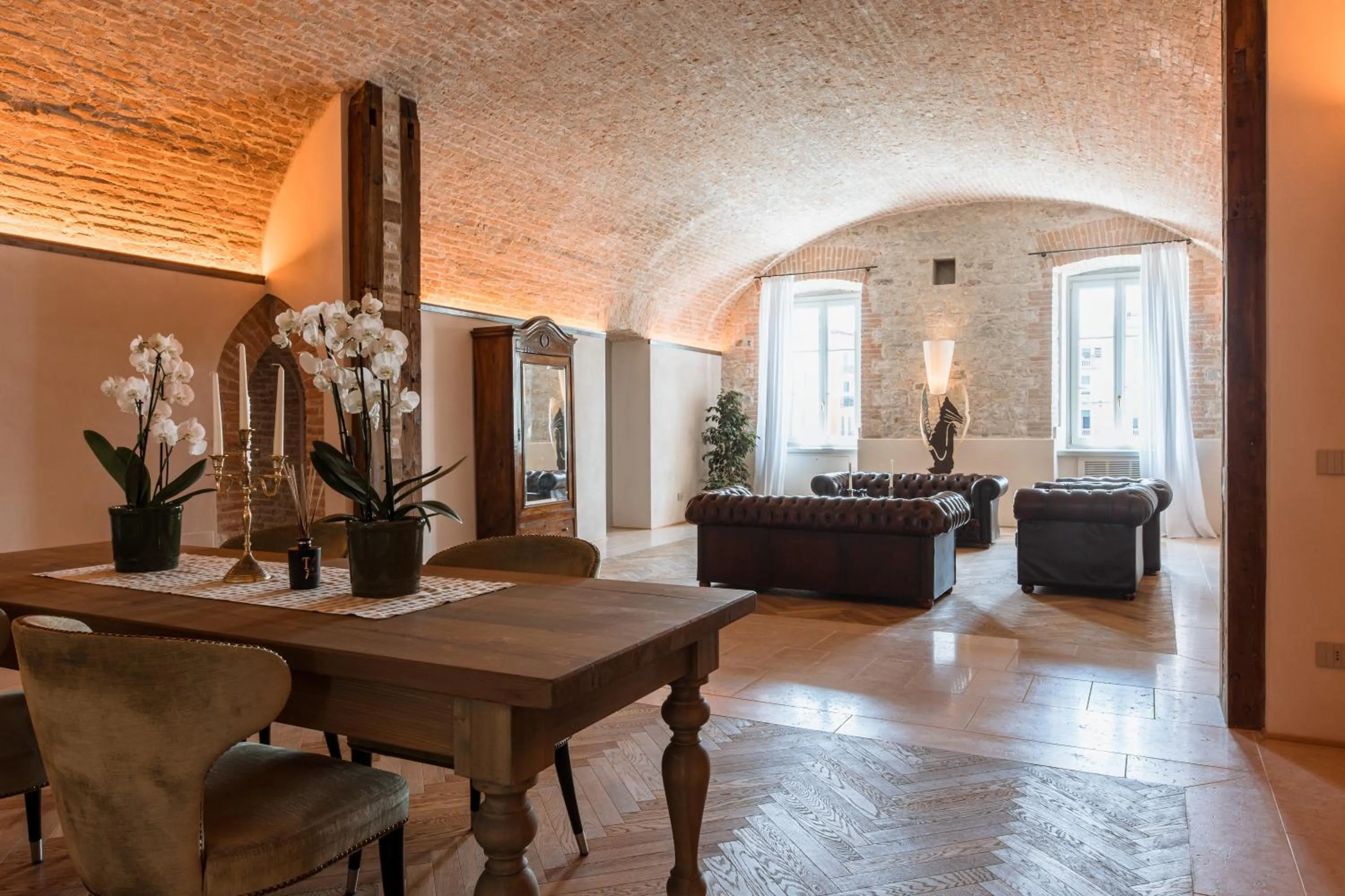 Living room in Pavillon Suite