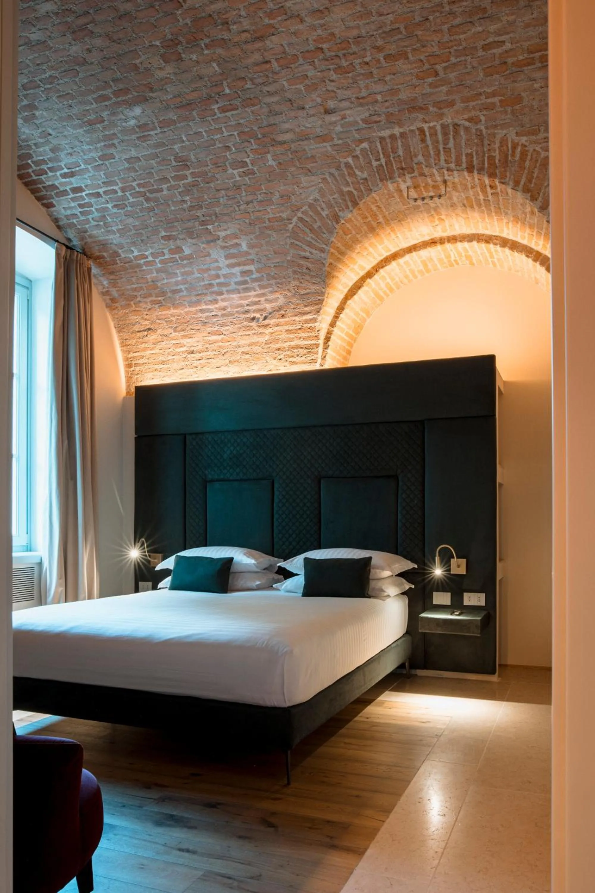 Bed in Pavillon Suite