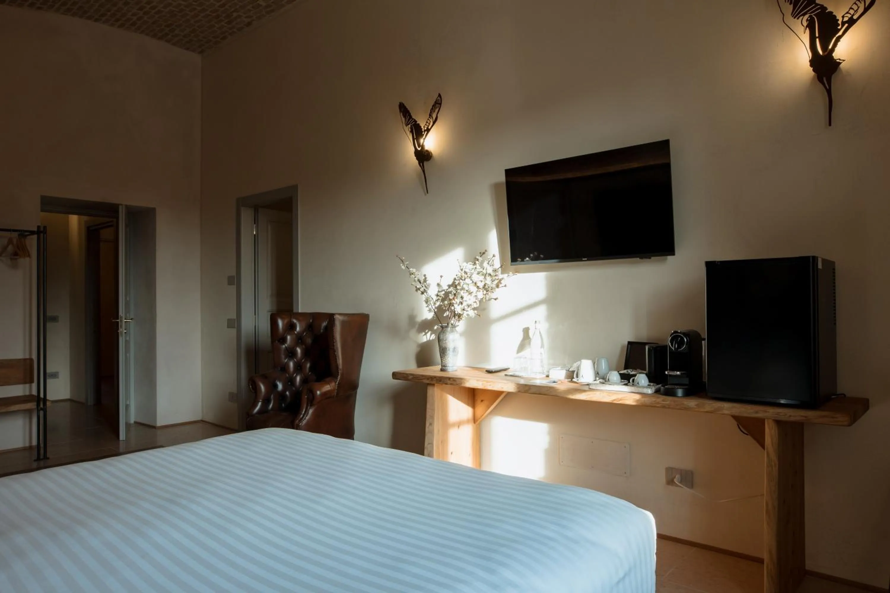 Bed in Pavillon Suite