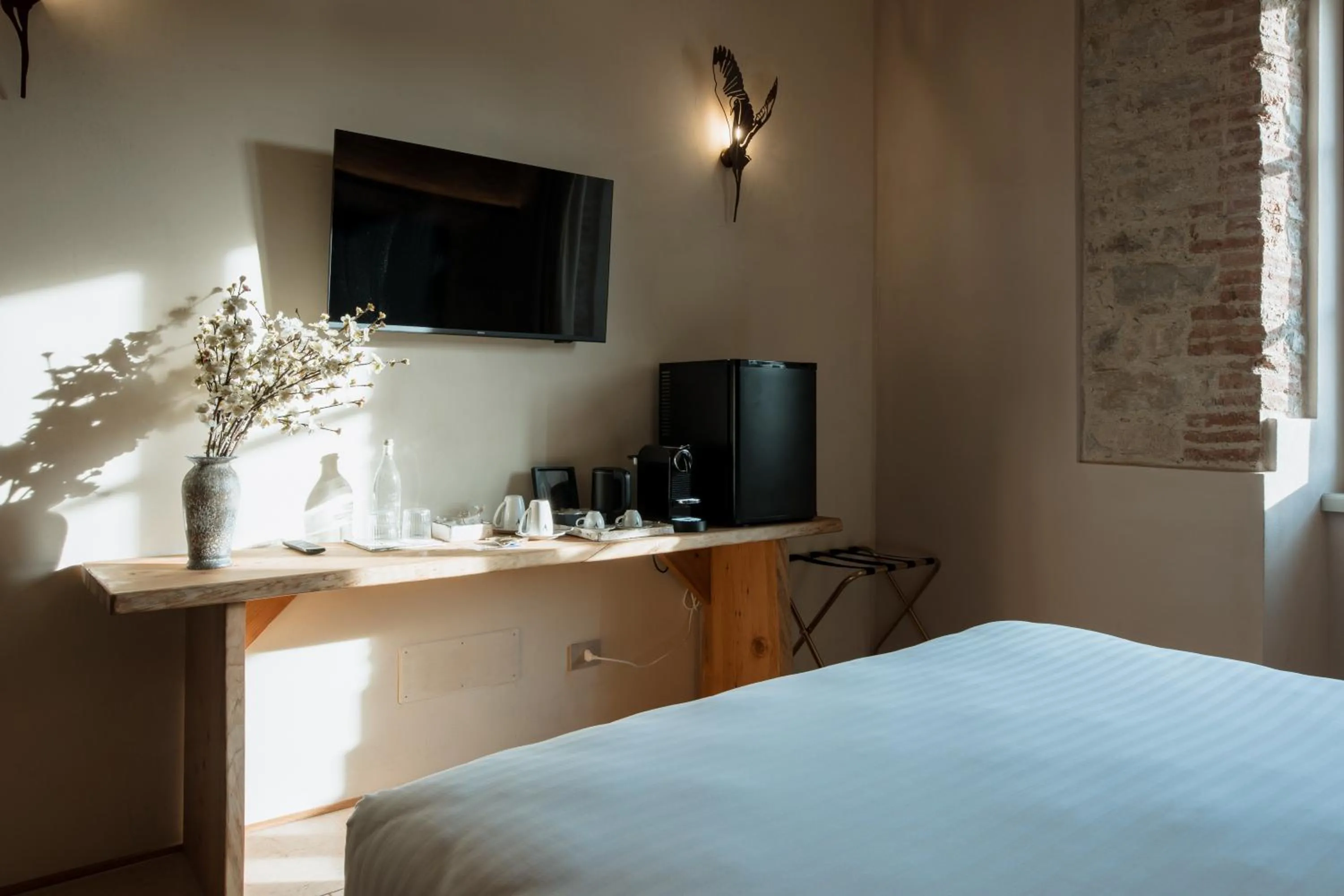 Bed in Pavillon Suite