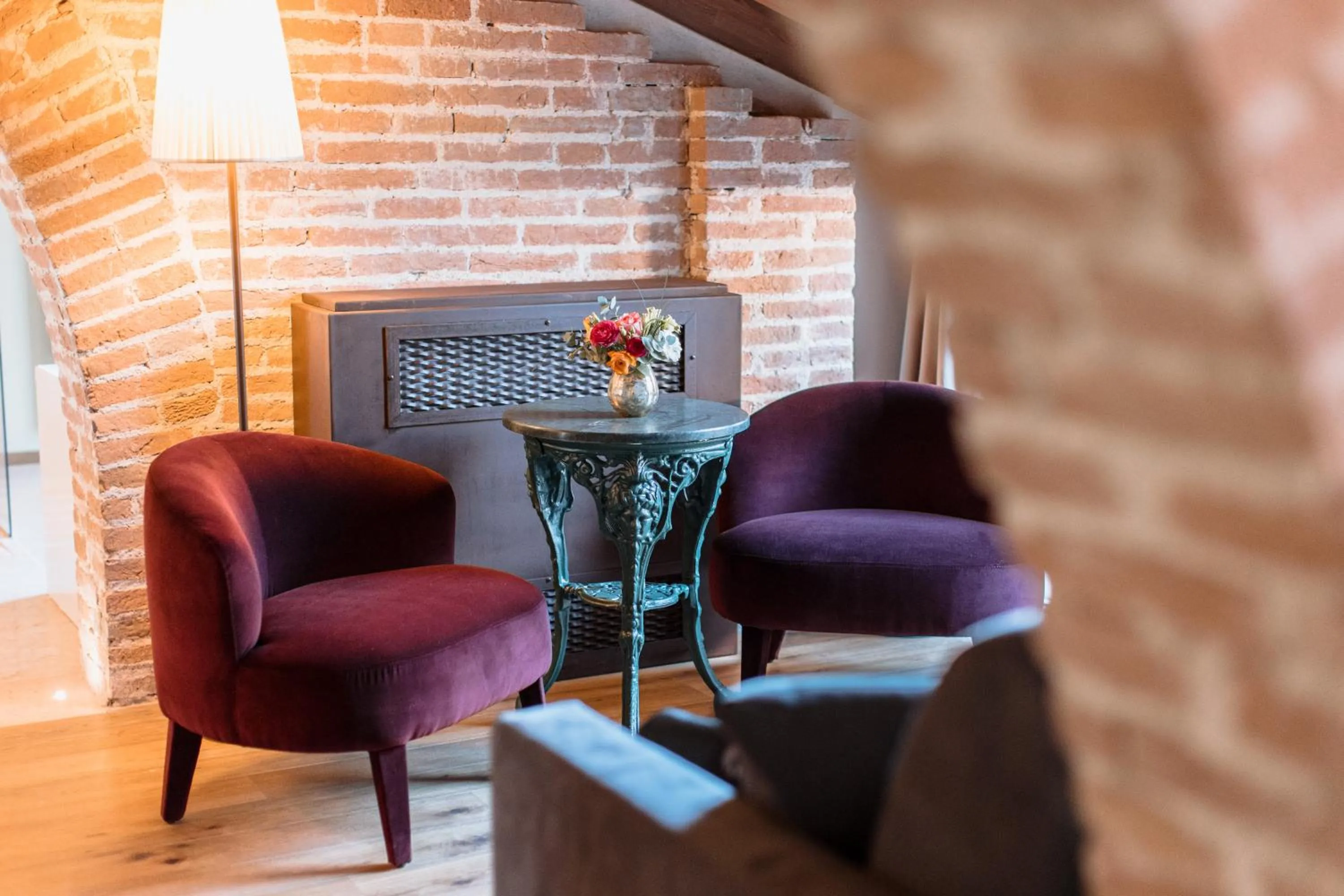 Living room in Pavillon Suite