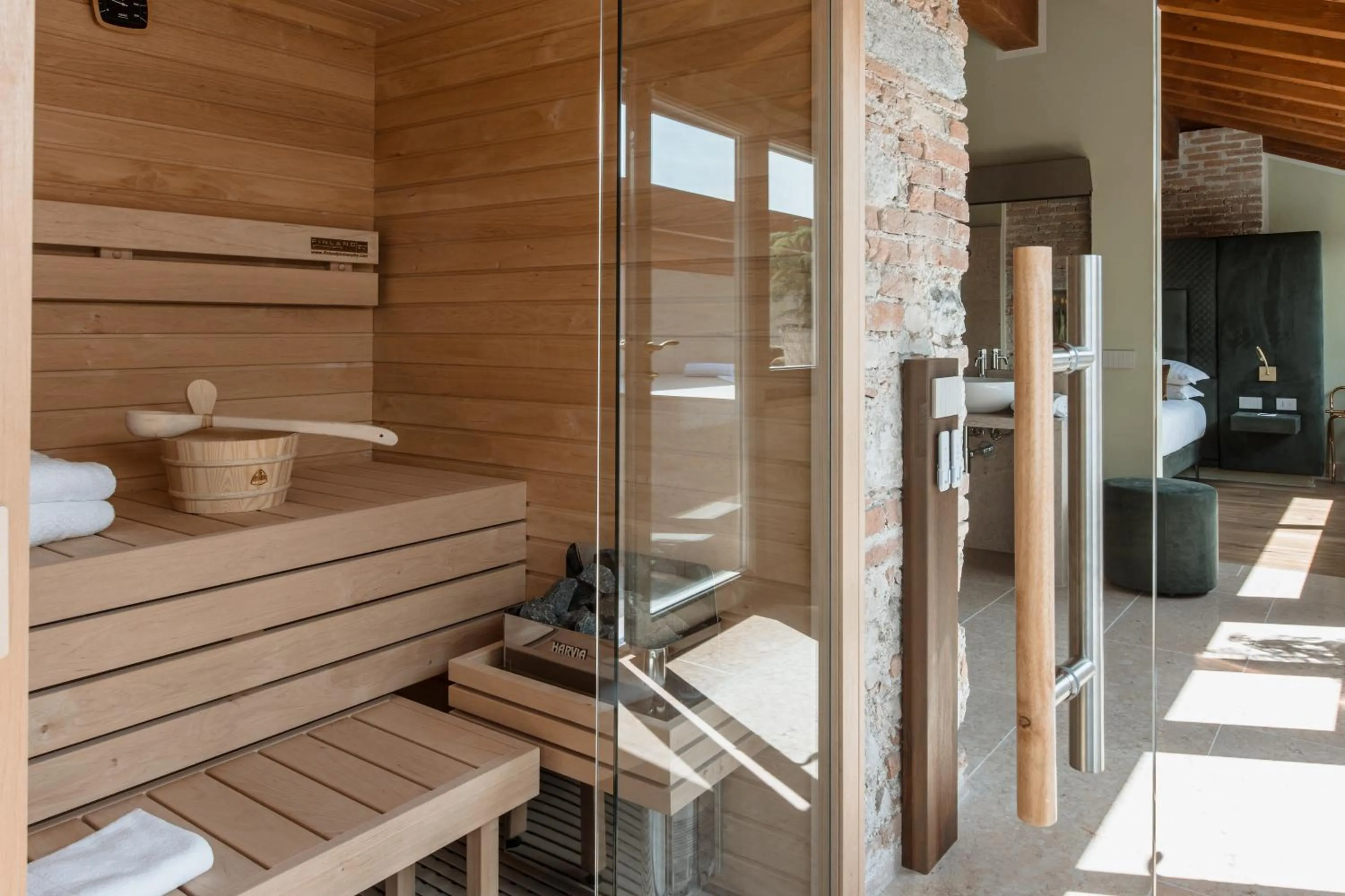 Sauna in Pavillon Suite