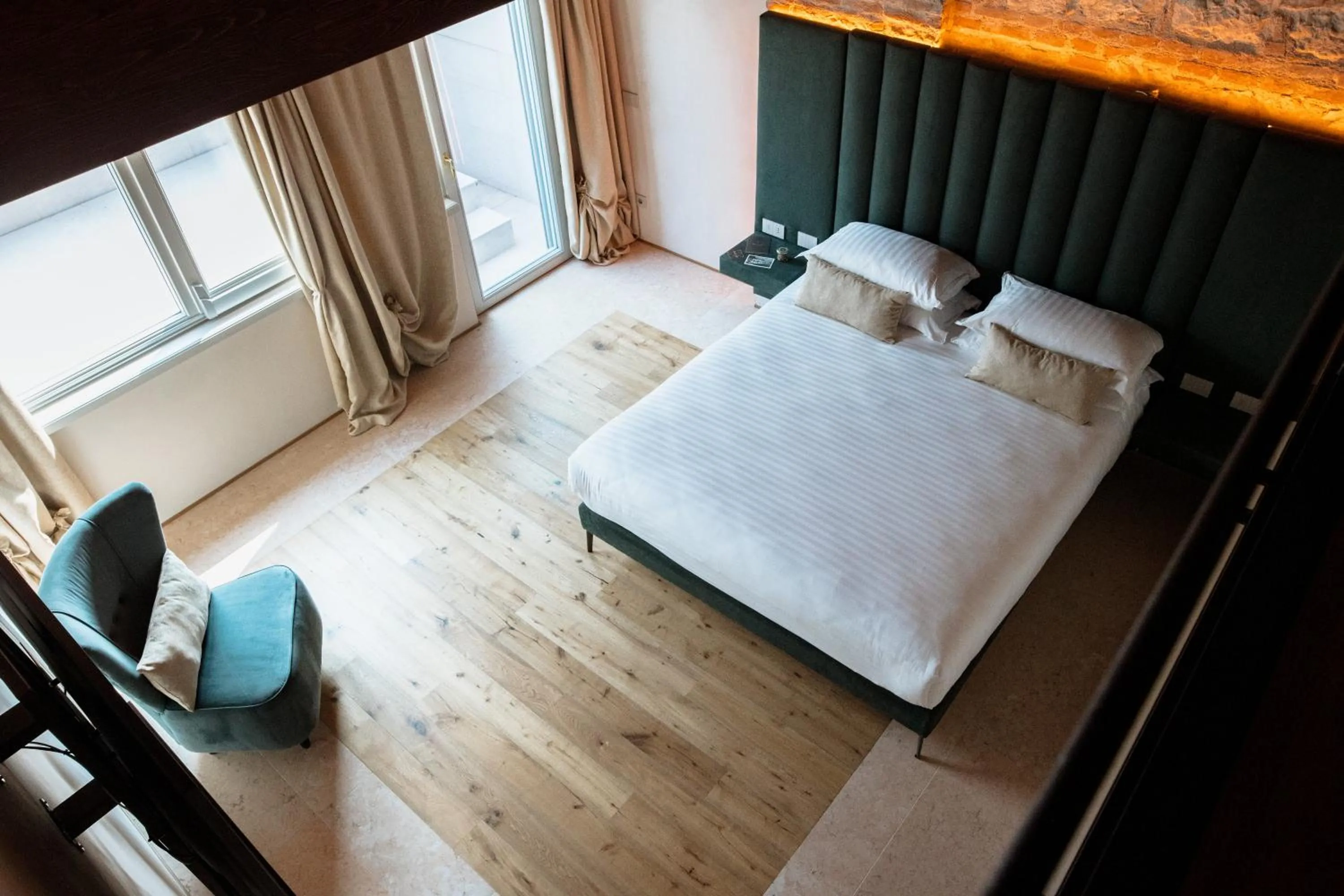 Bed in Pavillon Suite