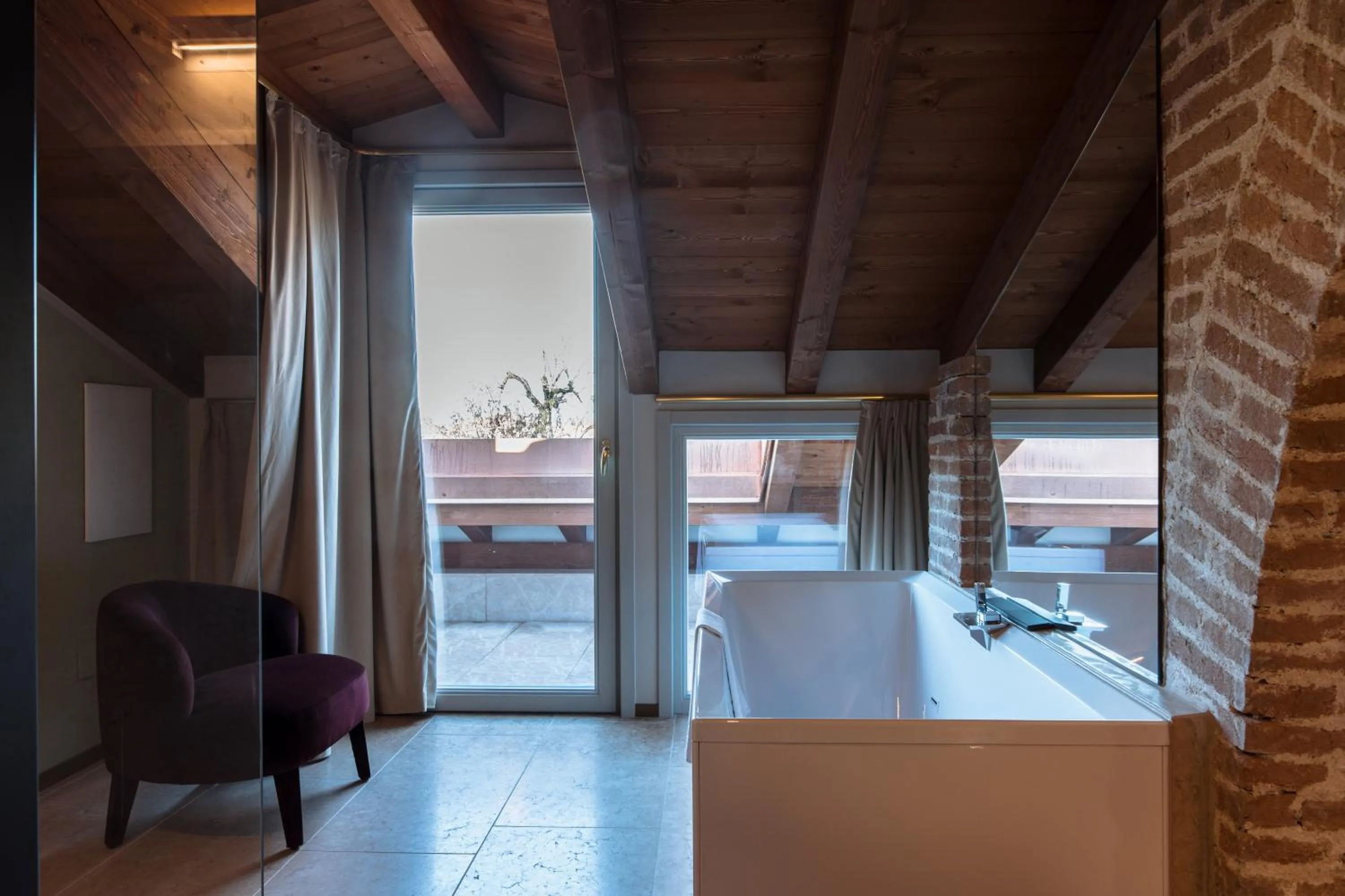 Hot Tub in Pavillon Suite