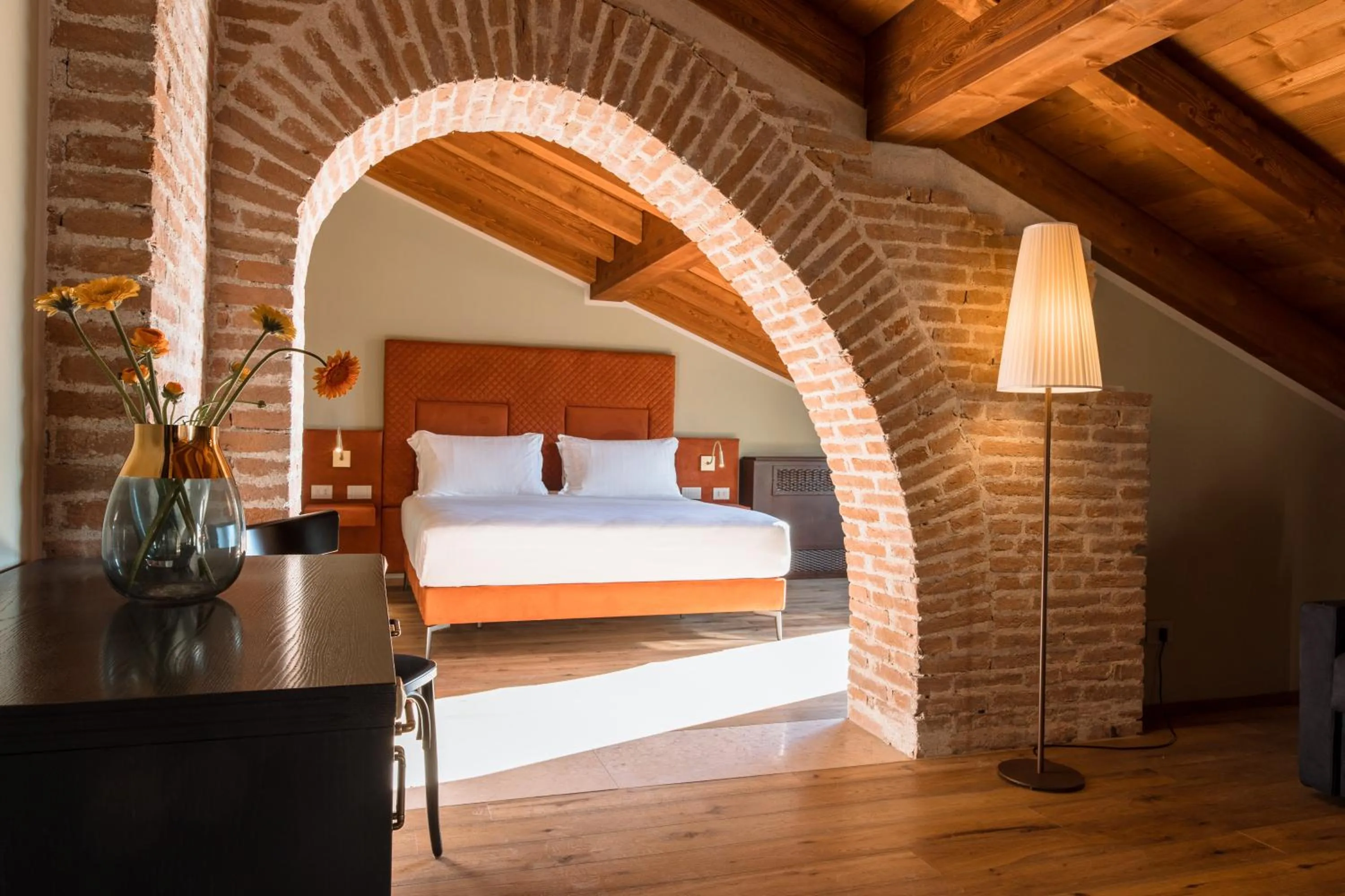 Bedroom, Bed in Pavillon Suite