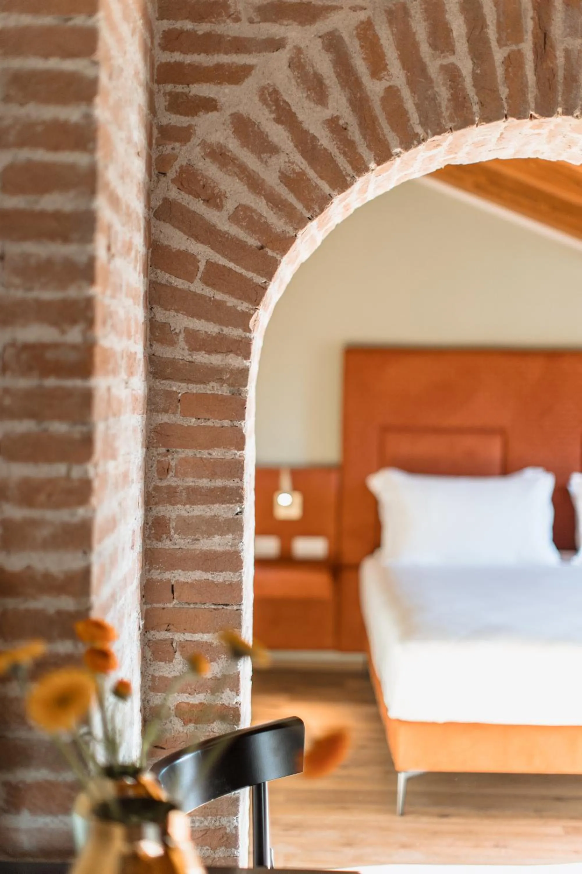 Bedroom, Bed in Pavillon Suite