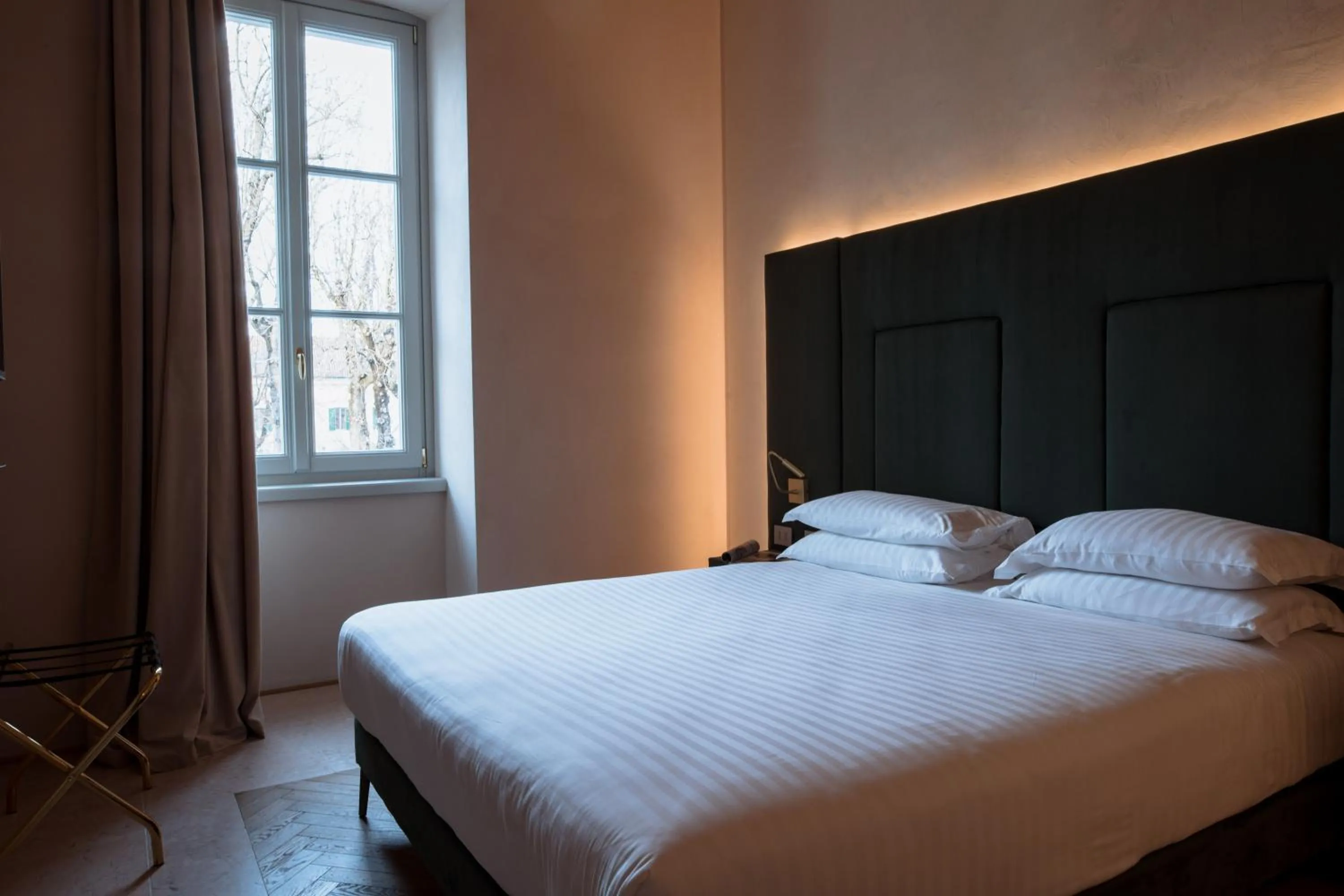 Bed in Pavillon Suite