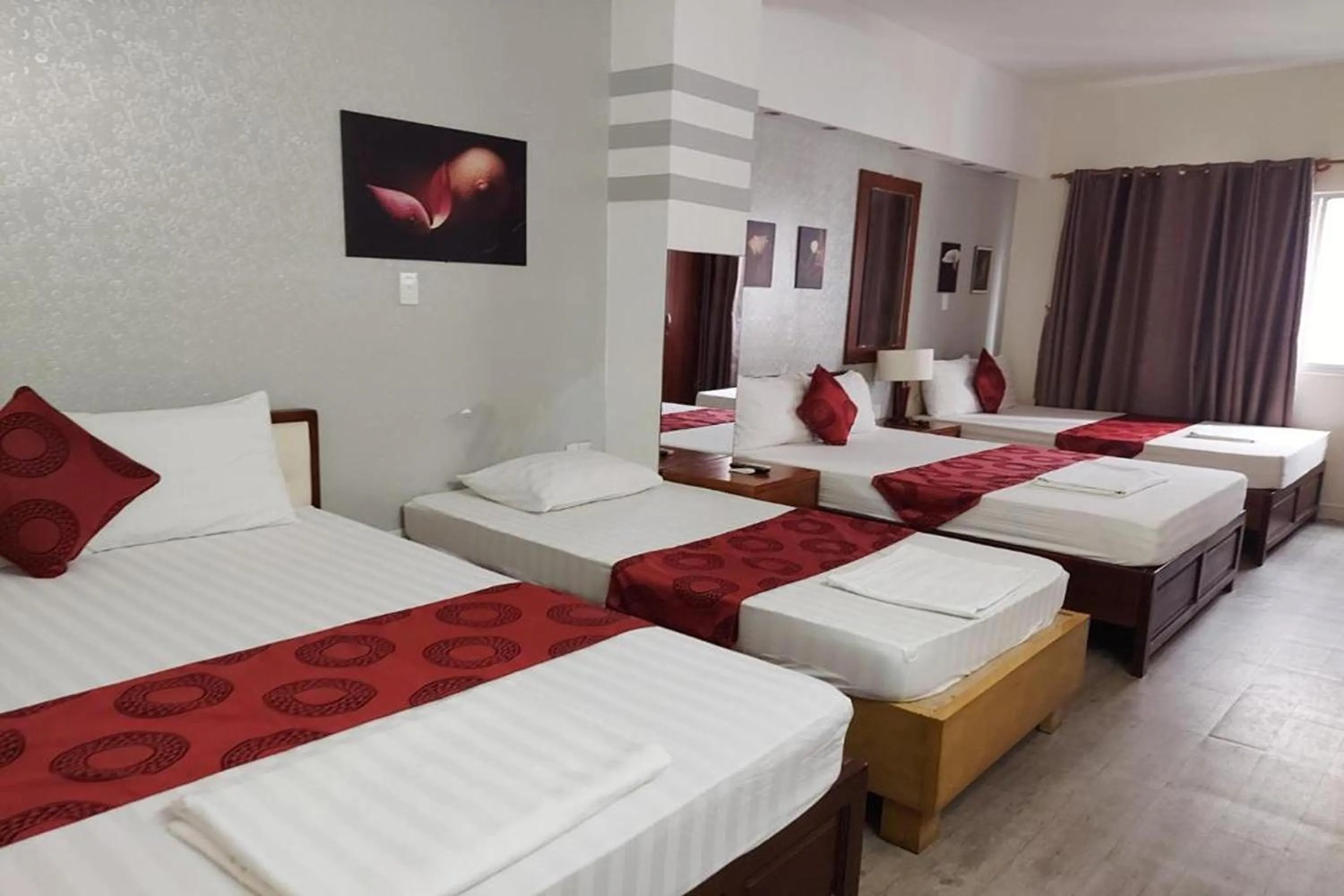 Bed in Ailen Garden 2 Hotel