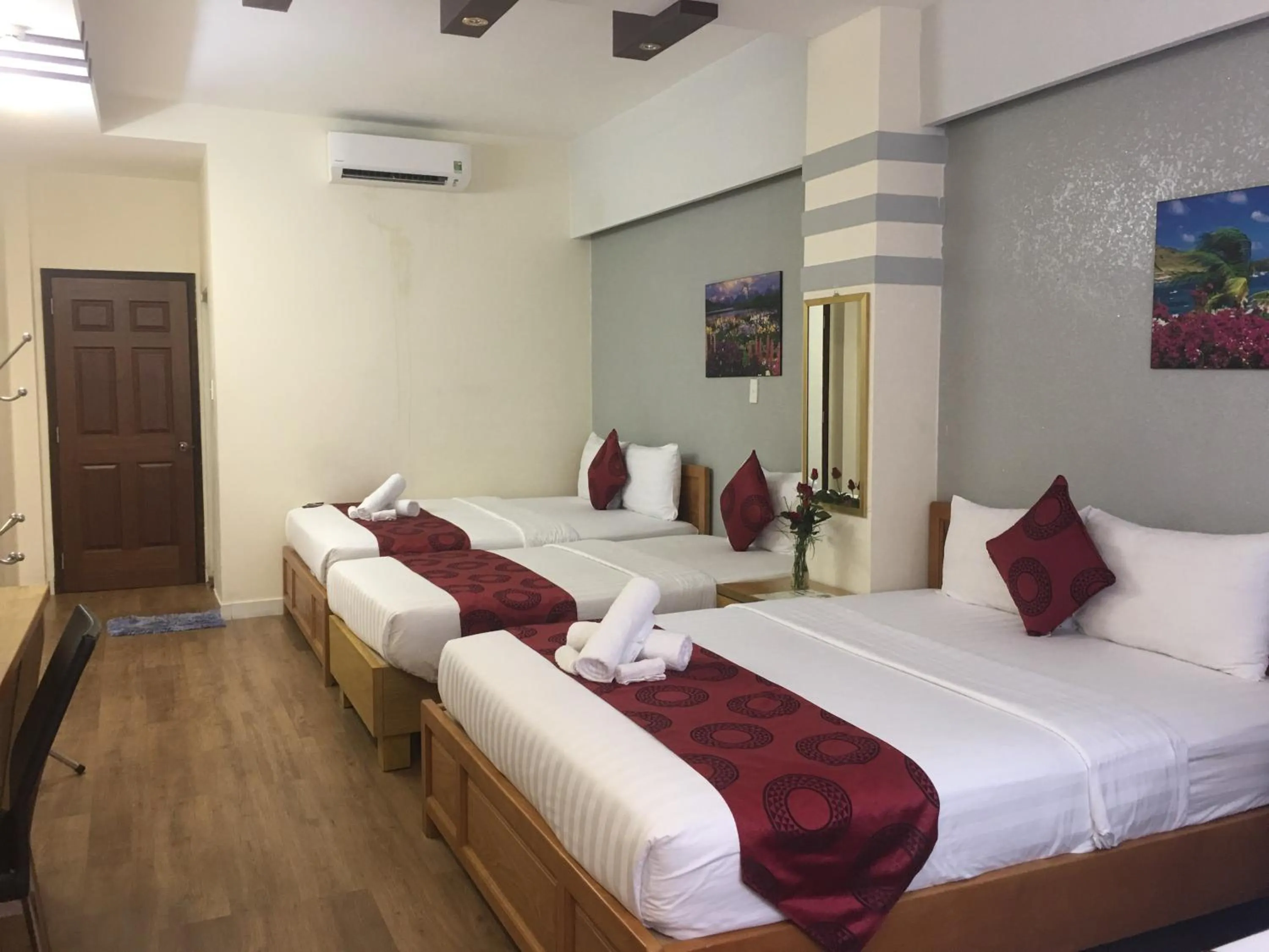 Bed in Ailen Garden 2 Hotel