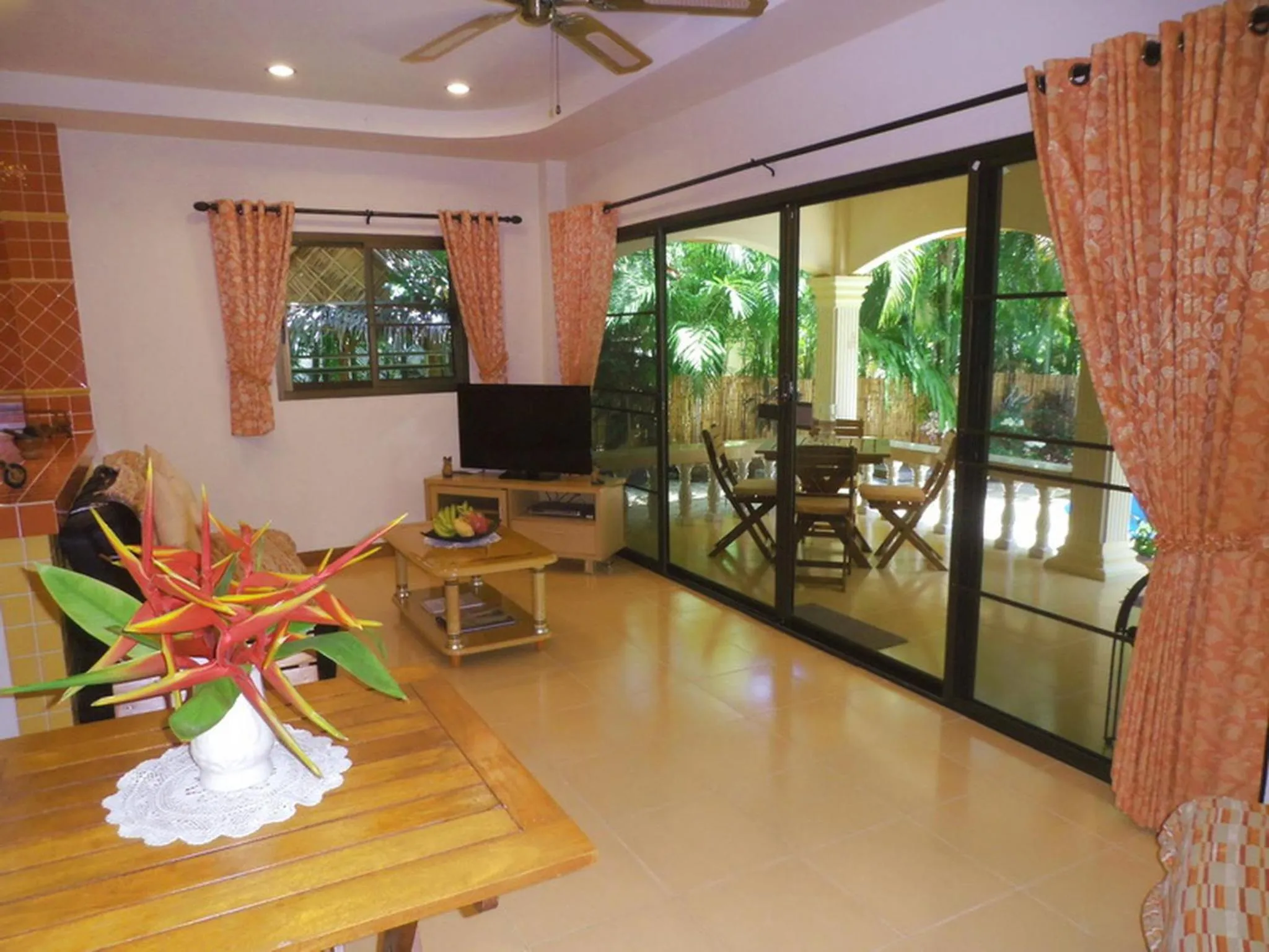 Patio in Coconut Paradise Holiday Villas
