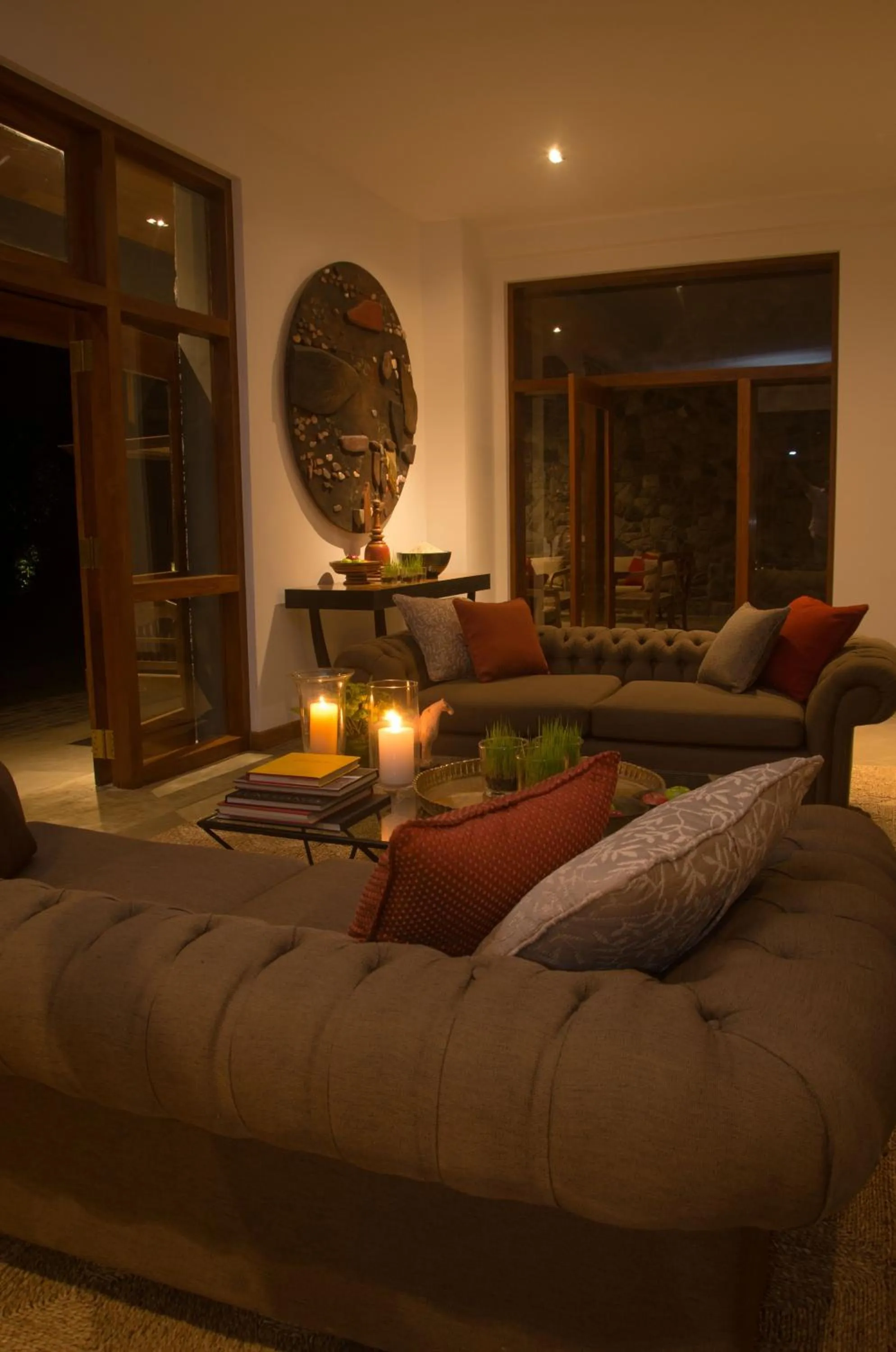 Seating area in Stone House, Kandy