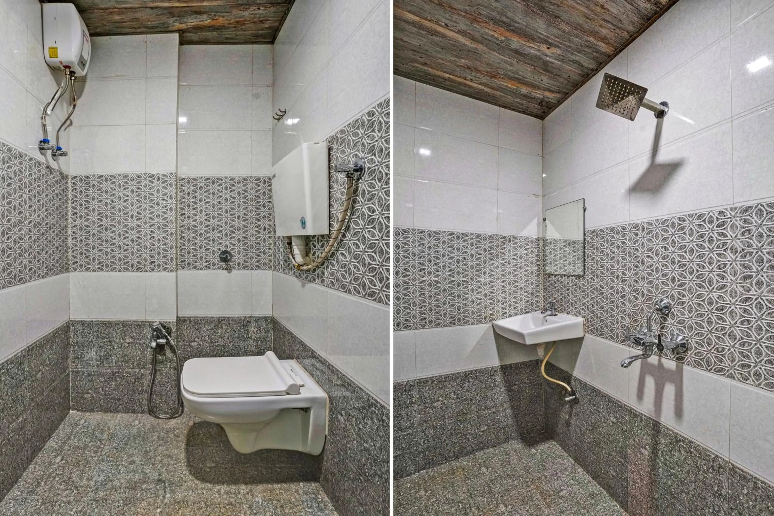 Bathroom in Hotel O Taj Lodging and Boarding