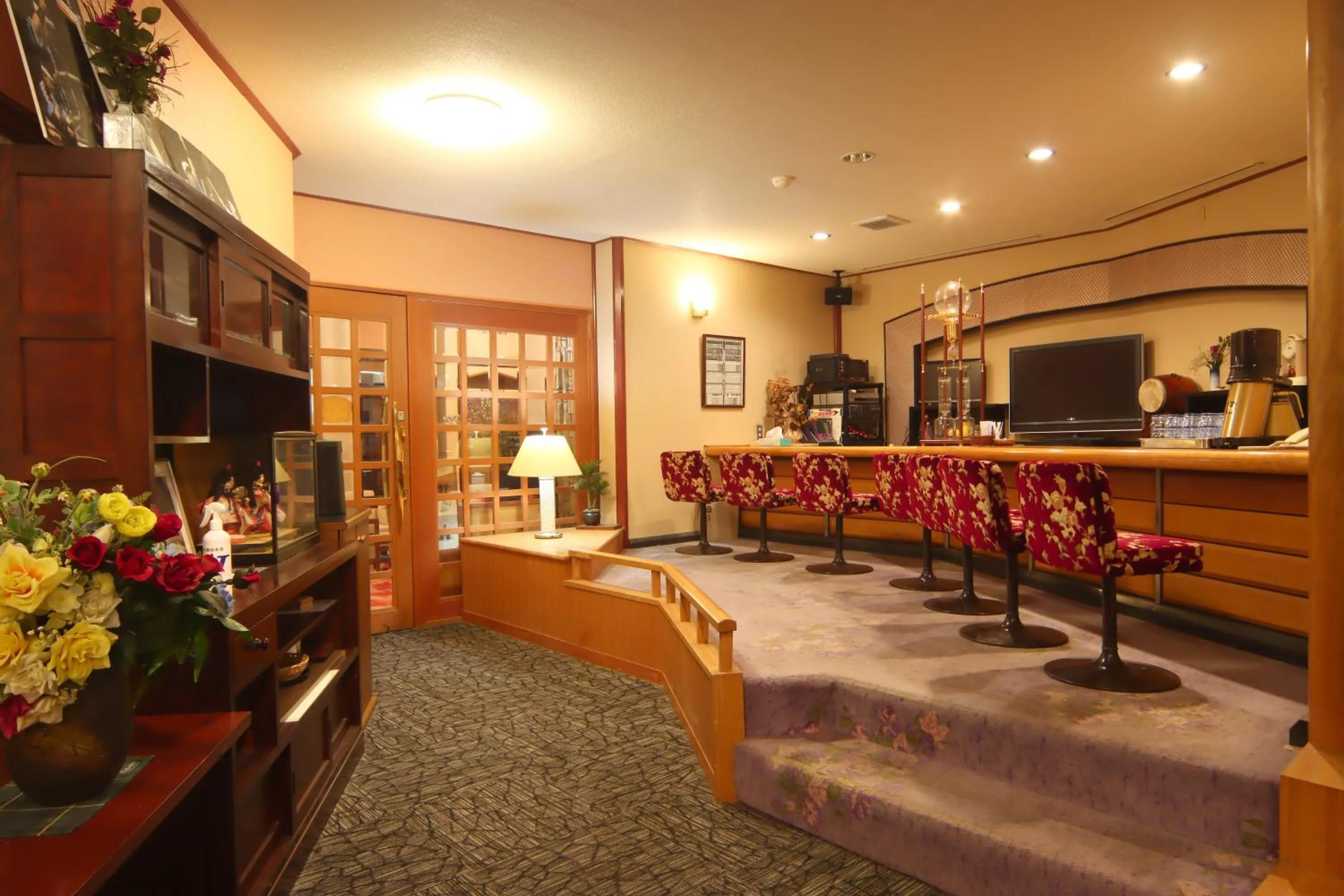 Lounge or bar in Nishiki-no-Yu Jimotoya