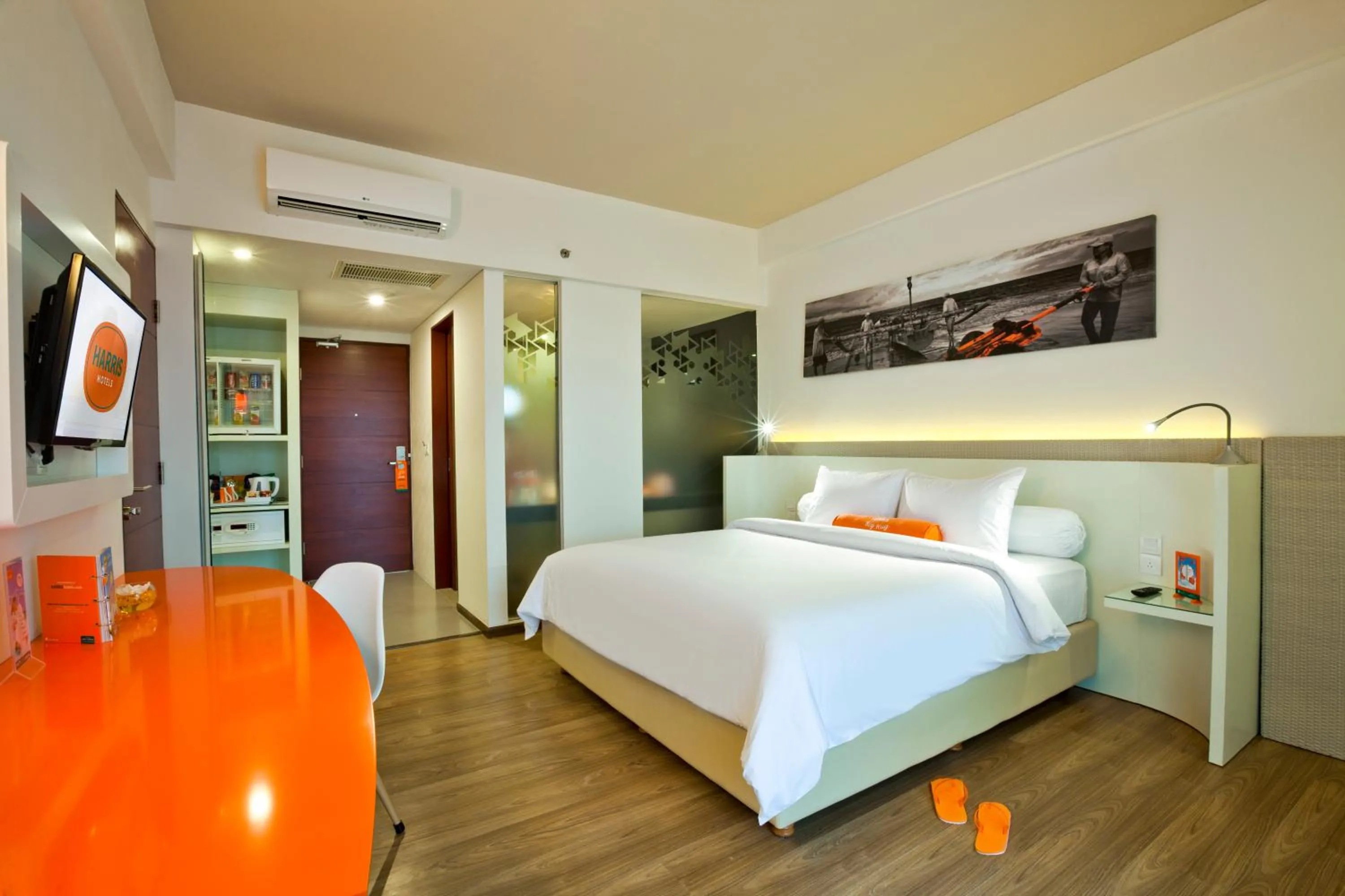 Bed in HARRIS Hotel Seminyak