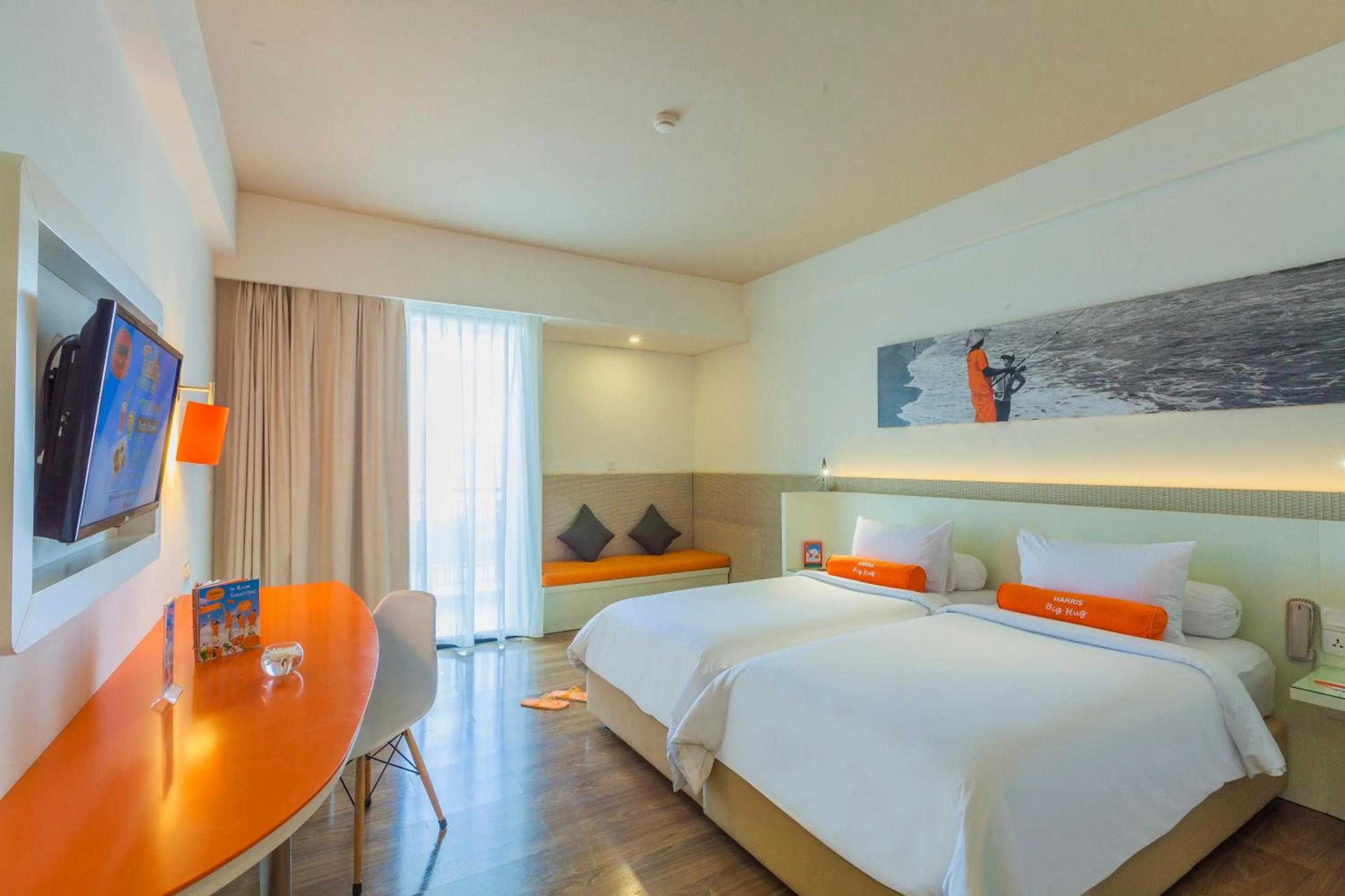 Bed in HARRIS Hotel Seminyak