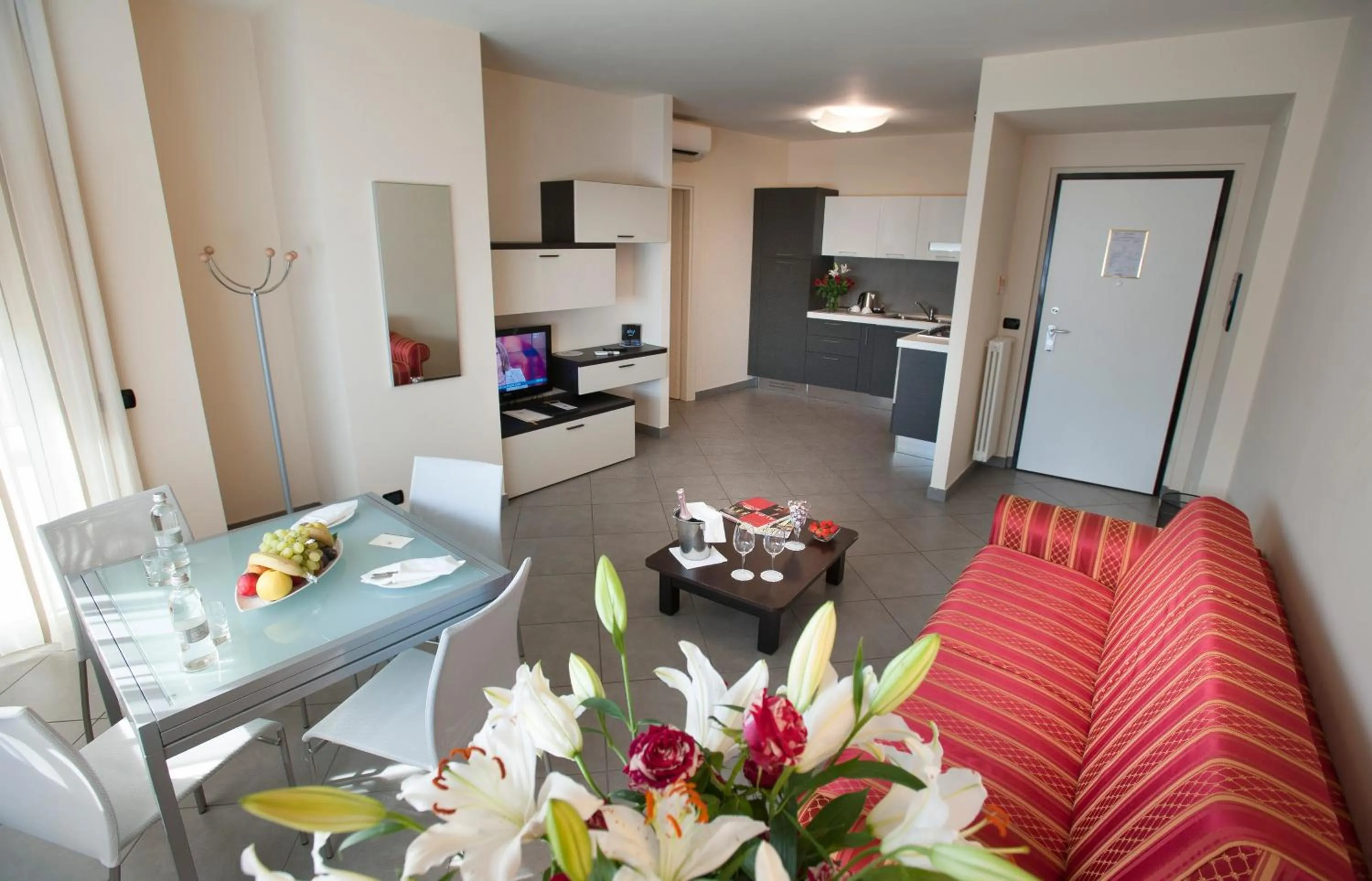 Seating area in Residence Calissano