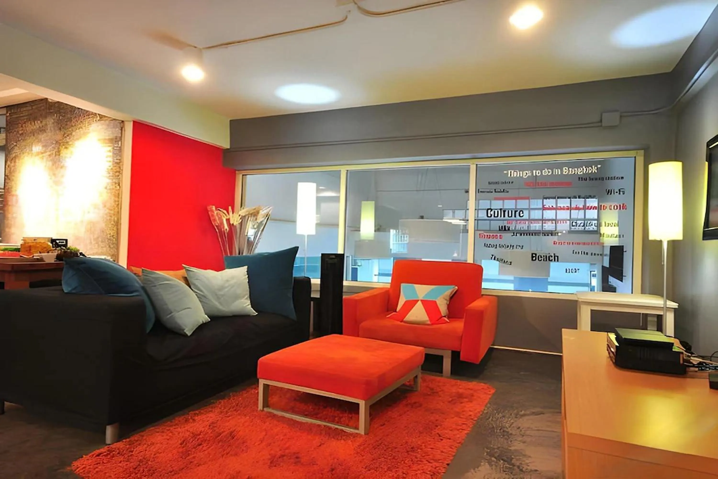 Lobby or reception in Qilombo Hostel Silom