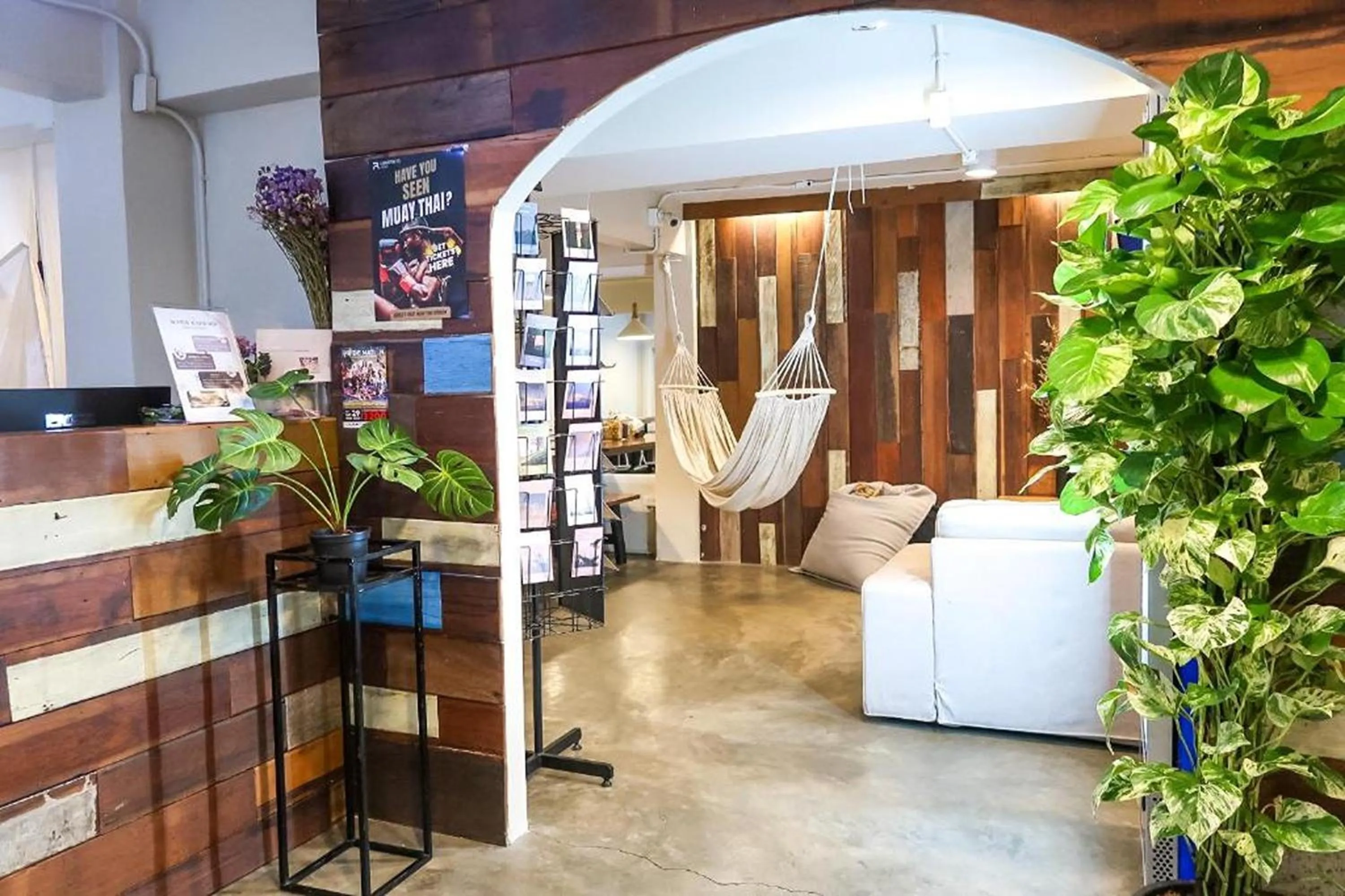 Lobby or reception in Qilombo Hostel Silom