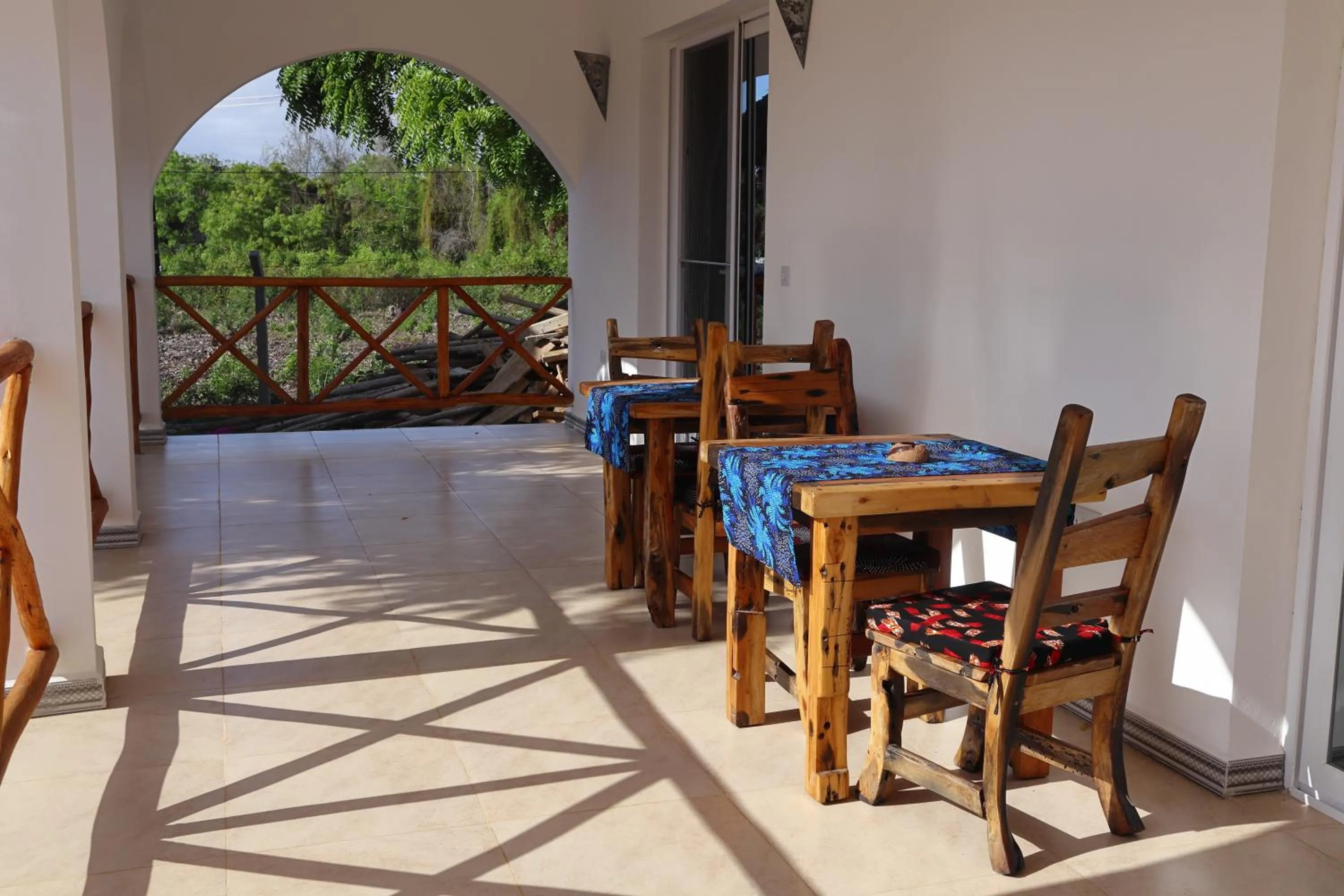 Balcony/Terrace in Holiday Time Bungalows Zanzibar