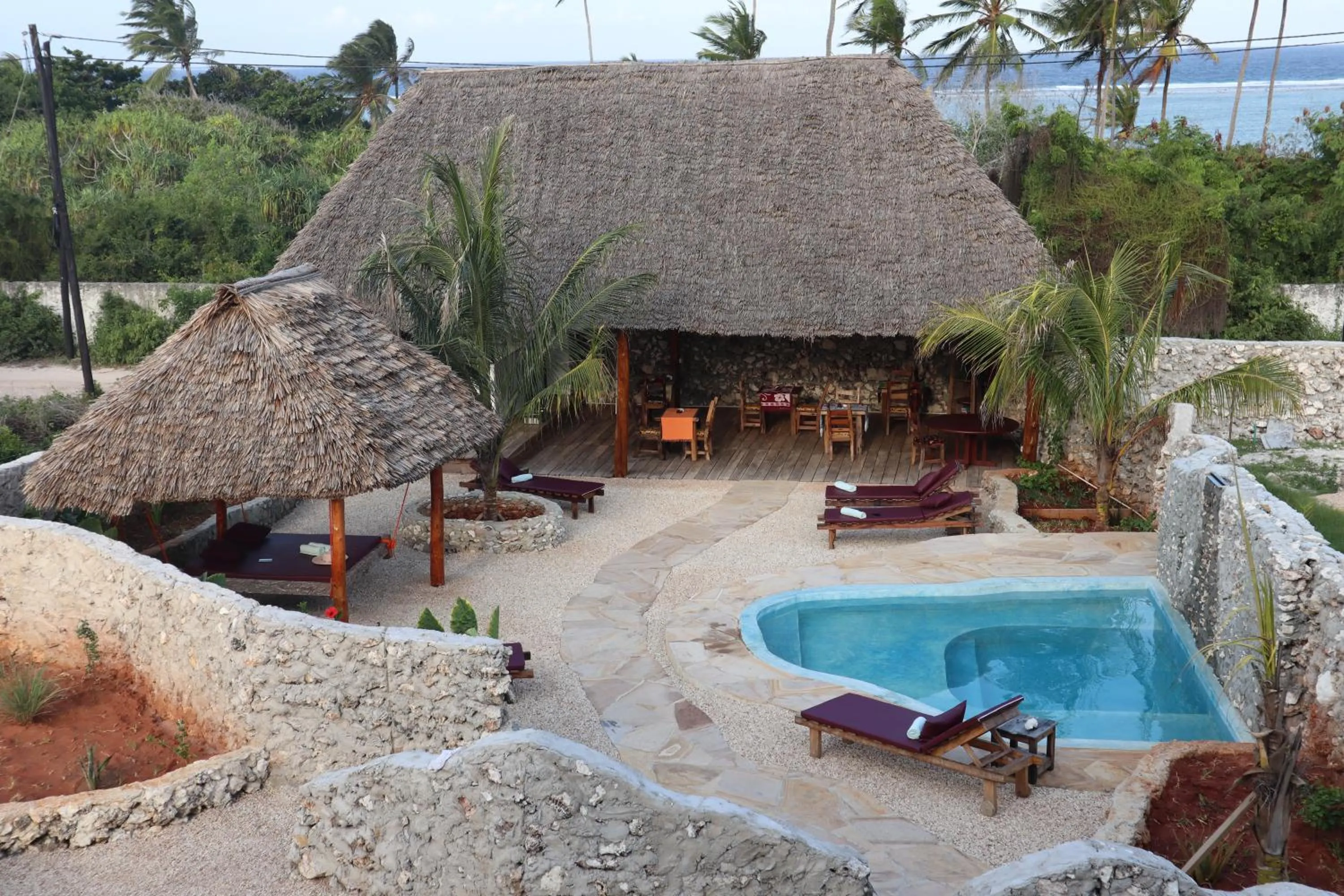 Swimming pool in Holiday Time Bungalows Zanzibar