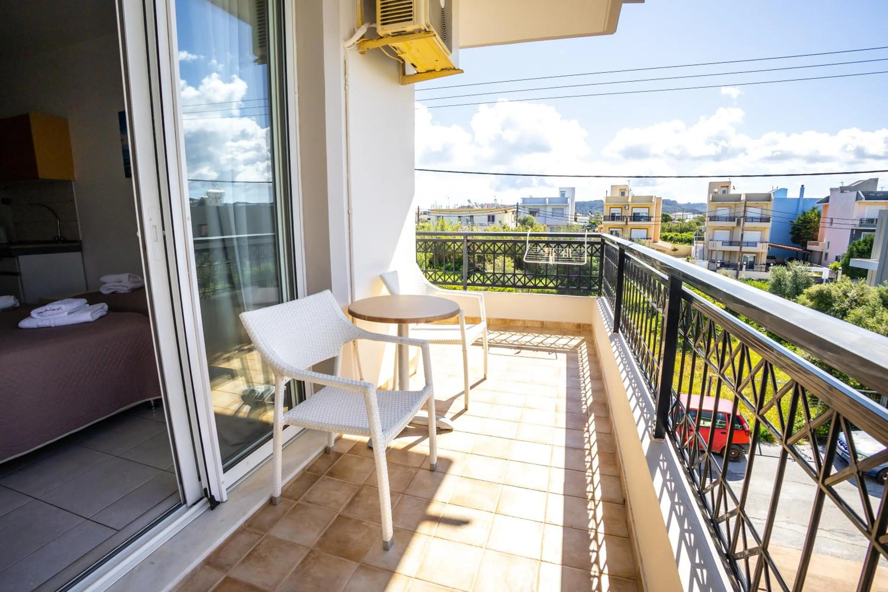 Patio in Johnhara Studios & Apartments