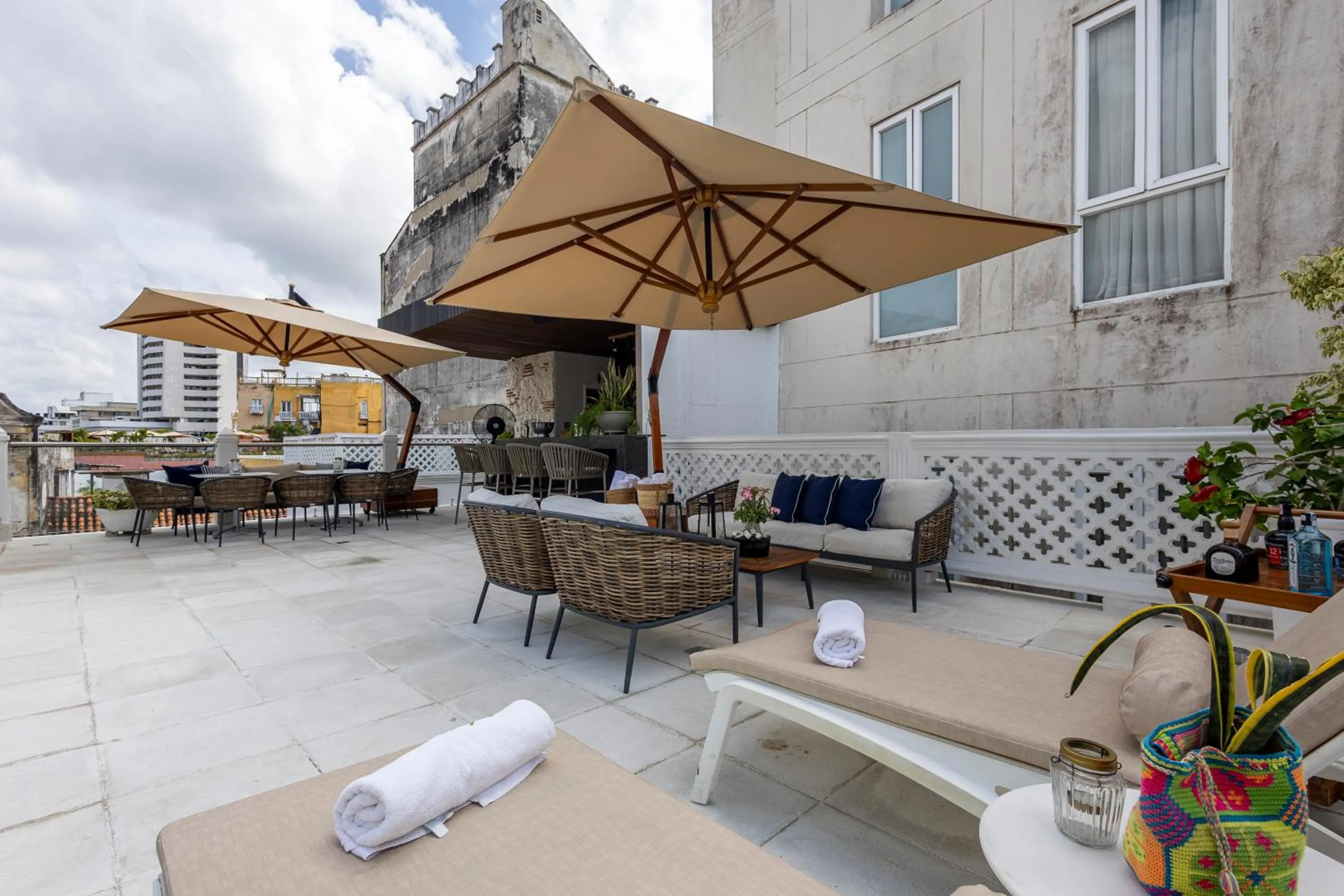 Swimming pool in Hotel Casa del Gobernador