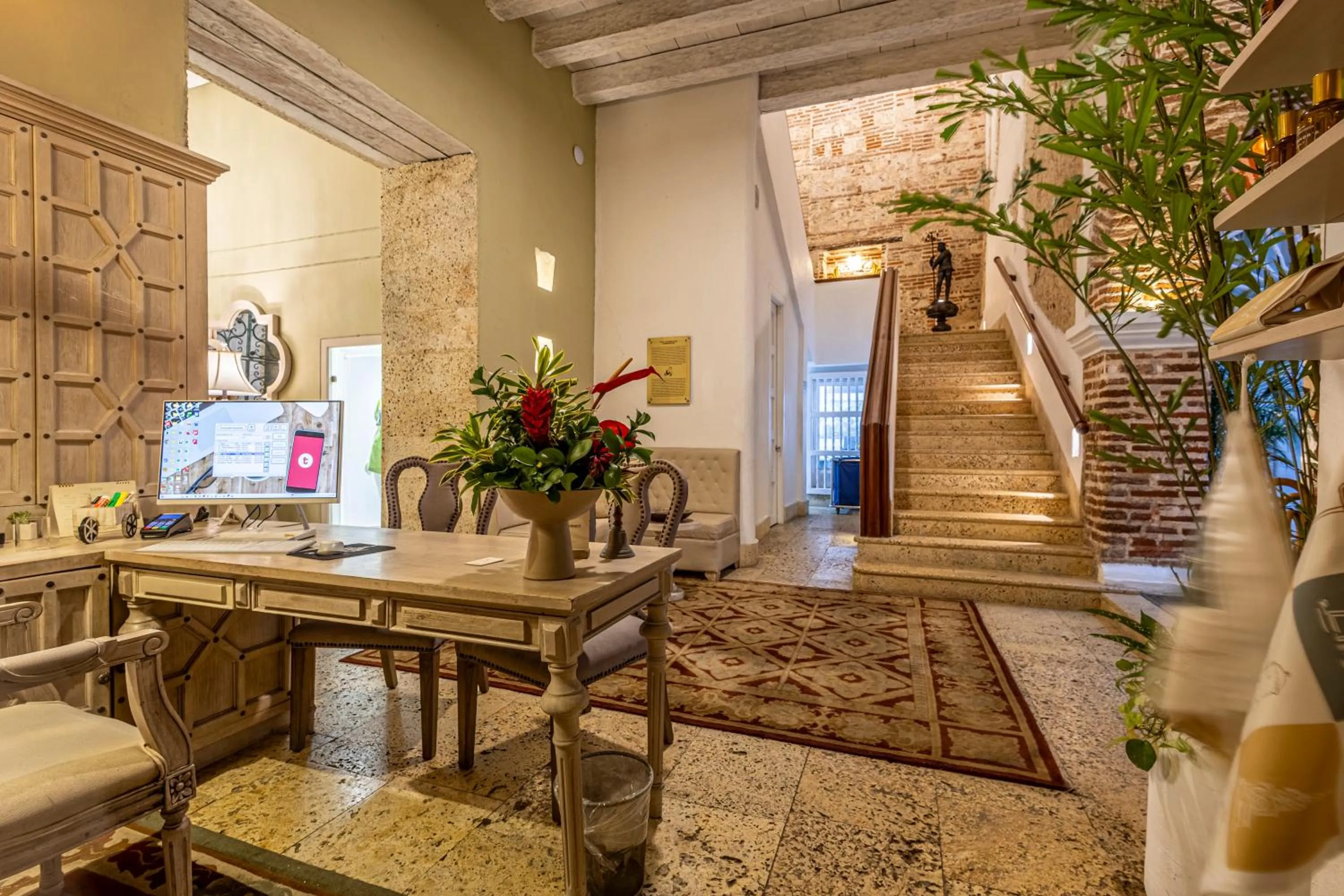 Lobby or reception in Hotel Casa del Gobernador