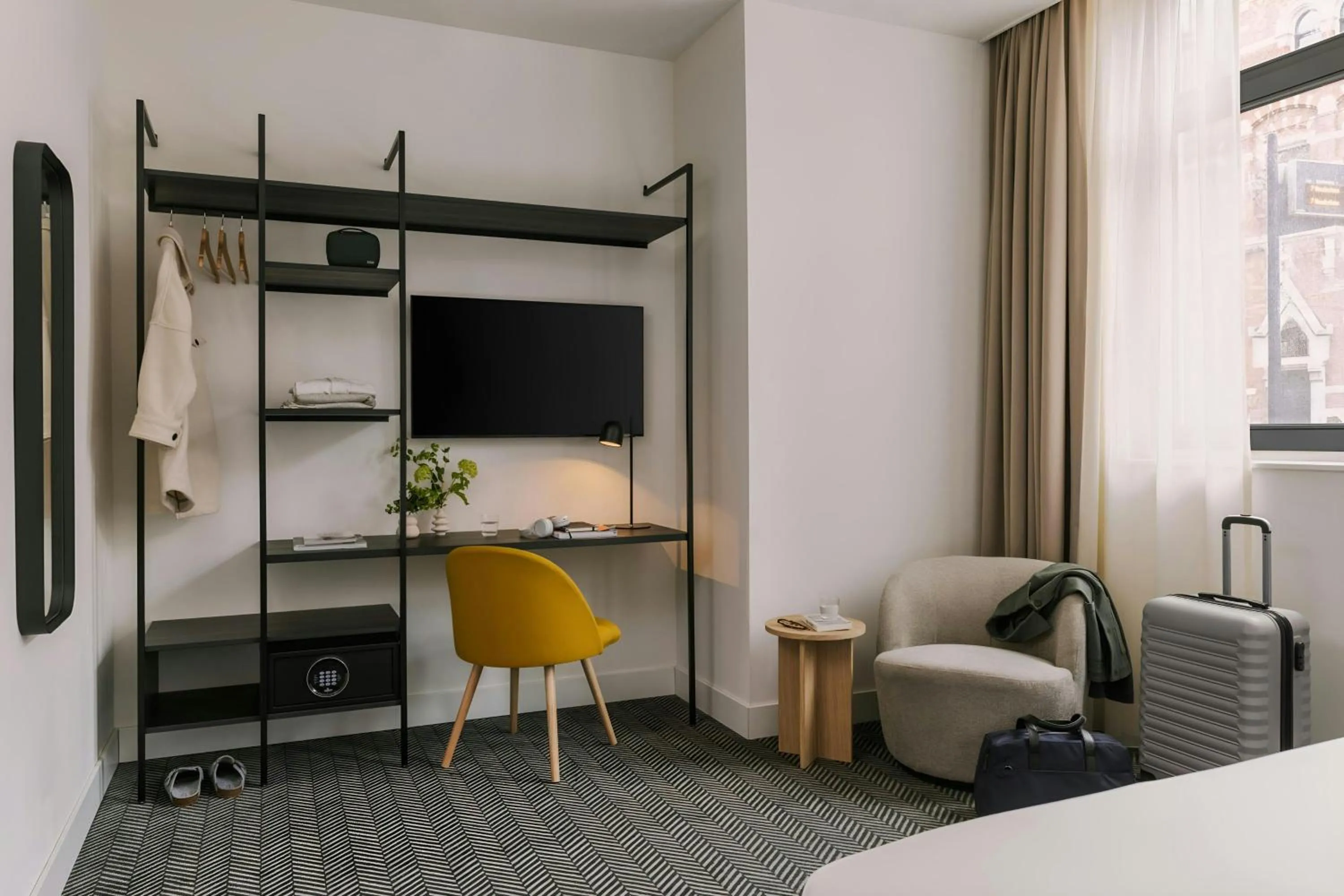 Bedroom, Bed in Hotel Rose Rotterdam