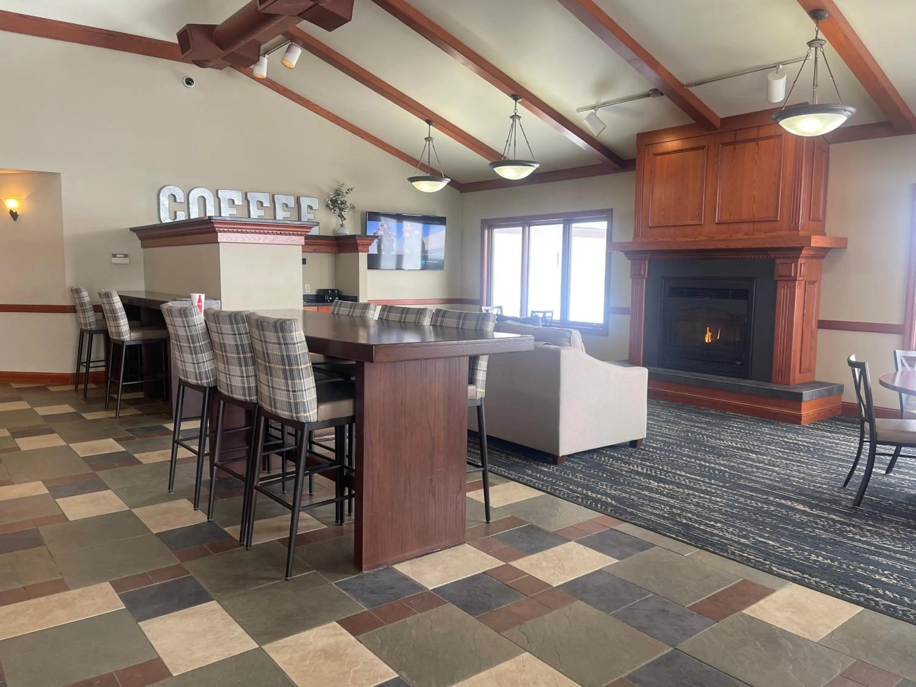 Lobby or reception in The Patch Lodge