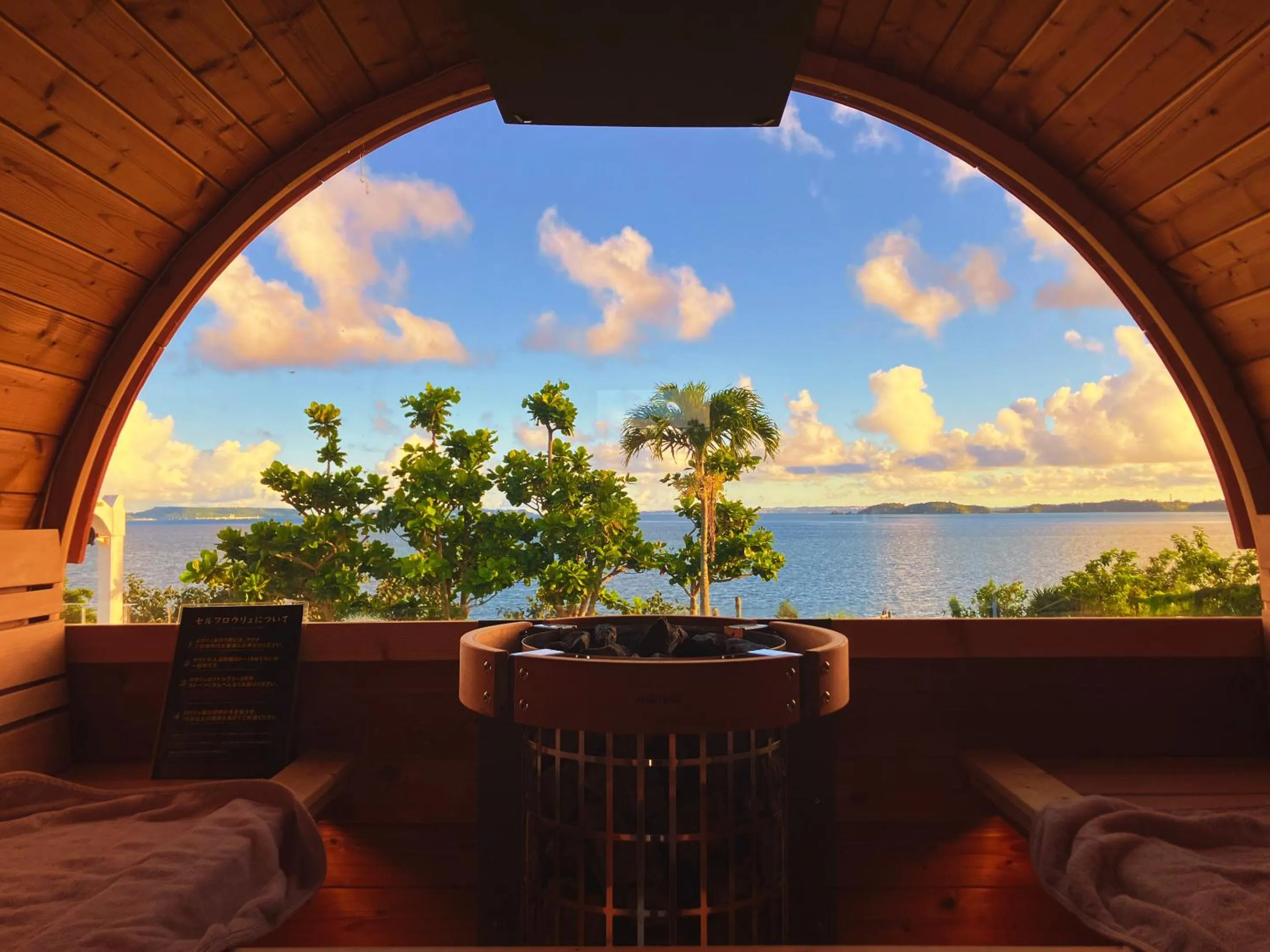 Sauna in LiVEMAX Amms Canna Resort Villa