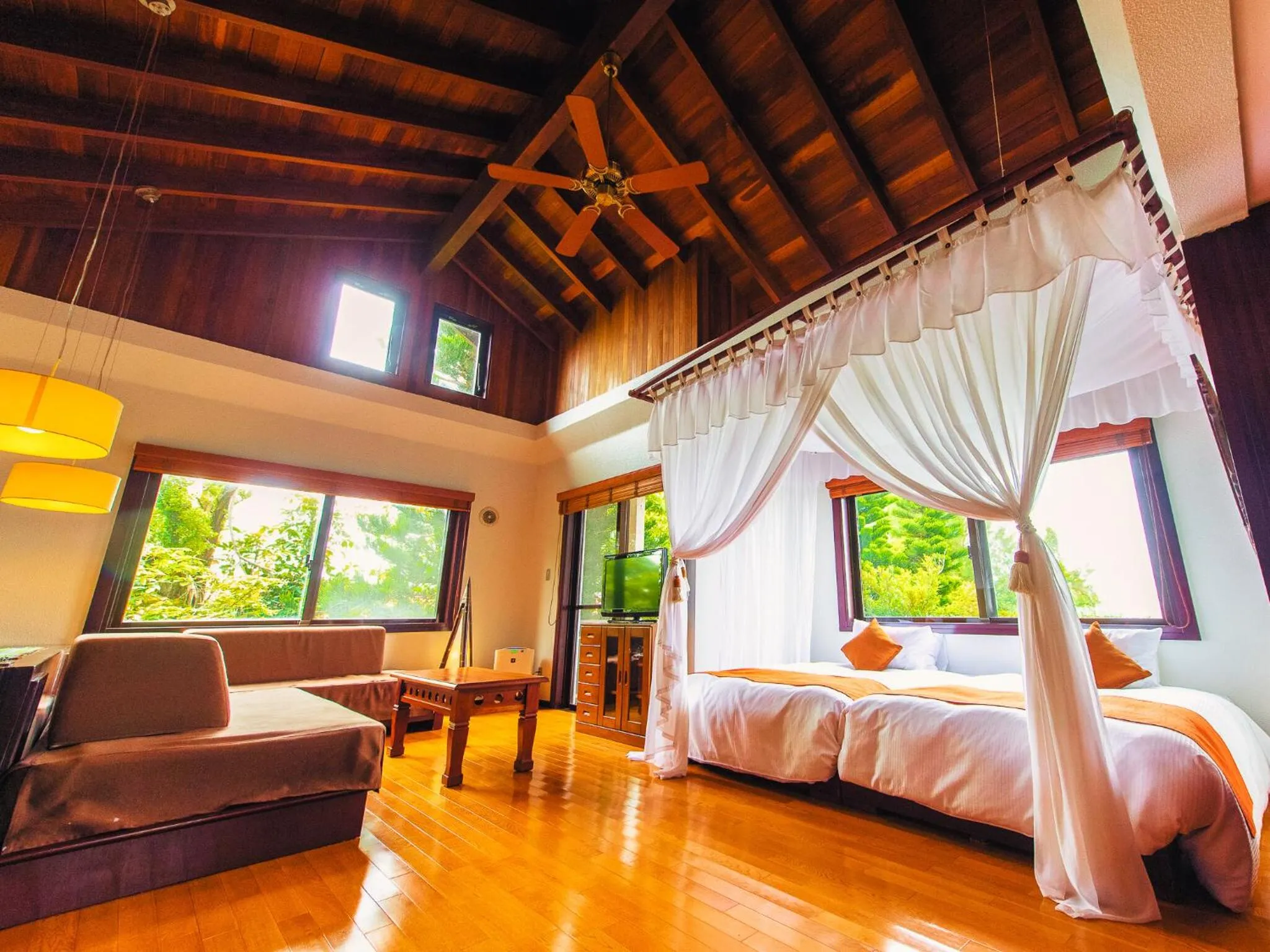 Photo of the whole room, Bed in LiVEMAX Amms Canna Resort Villa