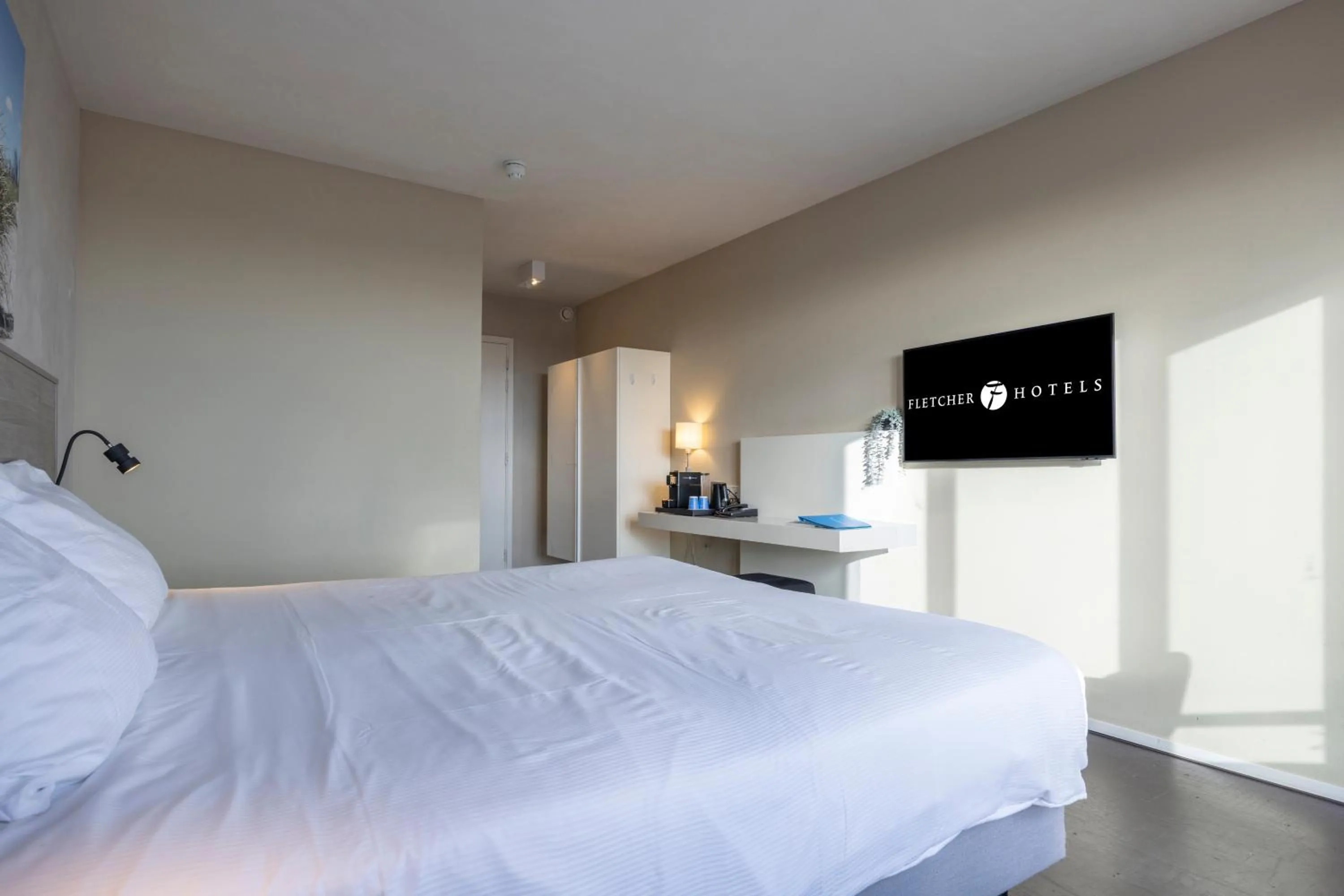 Bed in Fletcher Hotel - Restaurant Elzenduin