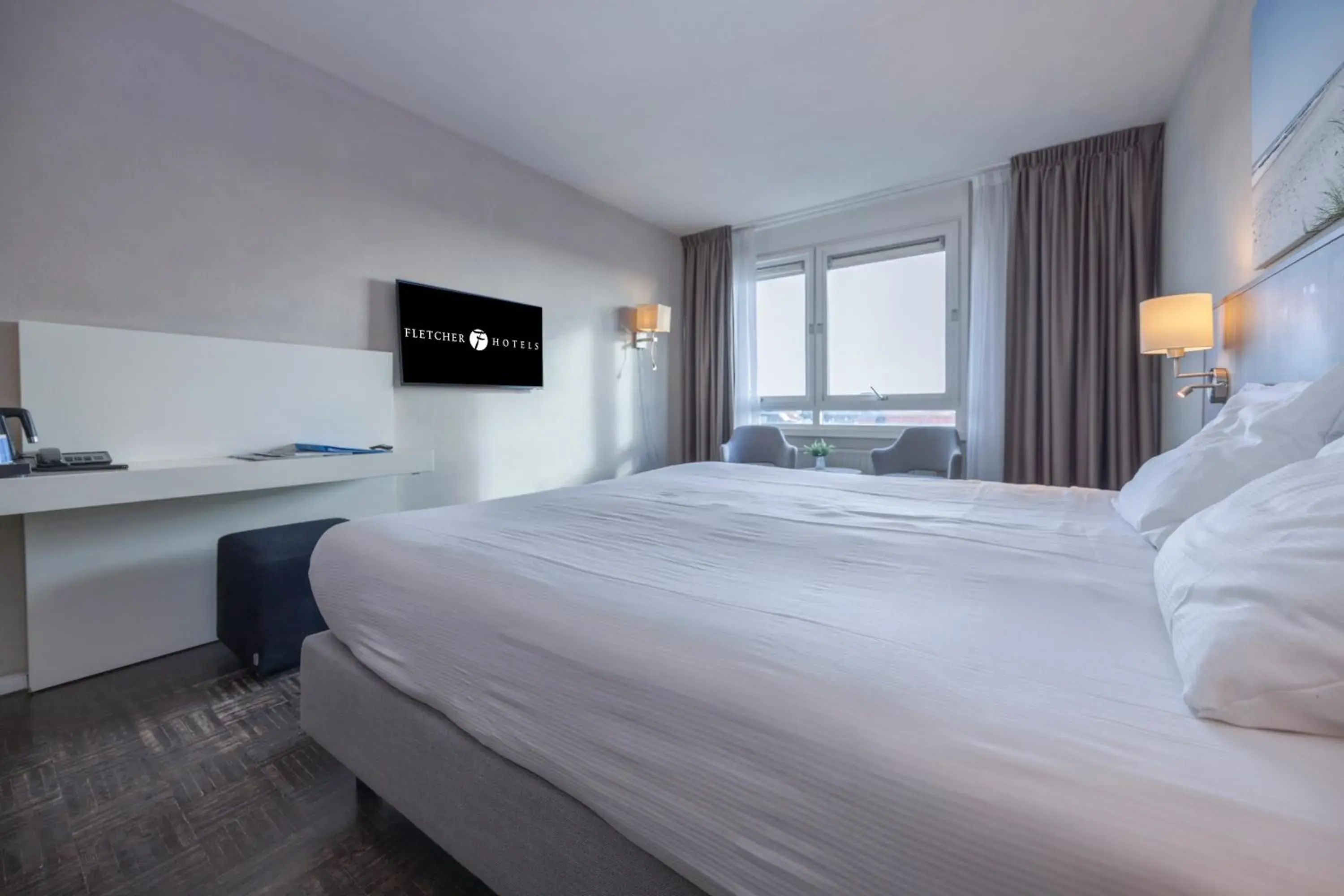 Photo of the whole room, Bed in Fletcher Hotel - Restaurant Elzenduin Photo of the whole room, Bed in Fletcher Hotel - Restaurant Elzenduin