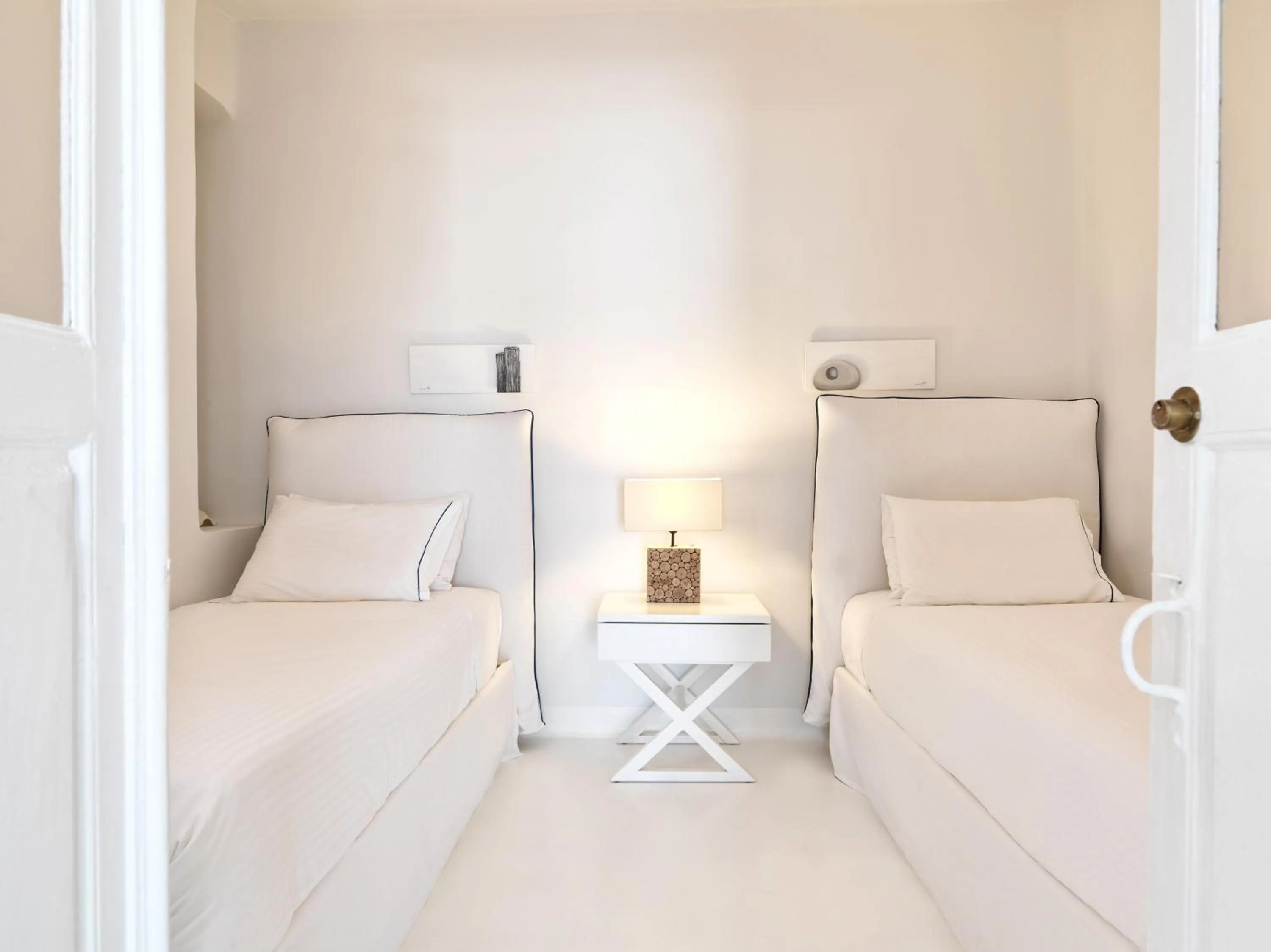 Bedroom, Bed in Villa Kampani Sea View Villa Mykonos Town